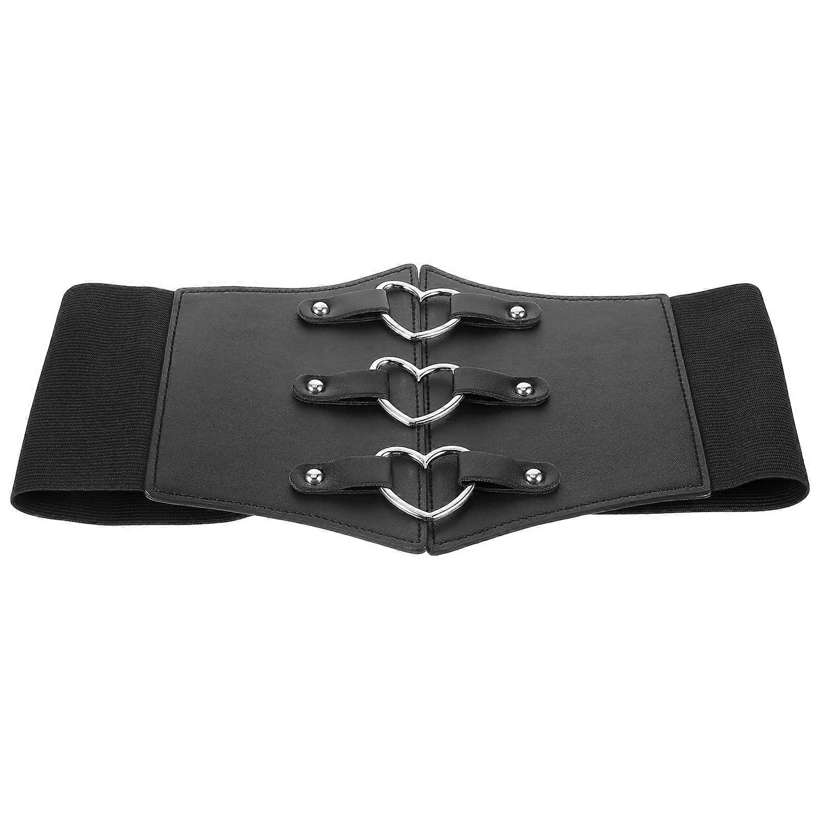 Here's a refined and engaging product description for your **Retro Wide Corset Belt**:
### **Retro Wide Corset Belt for Women – Elastic Waist