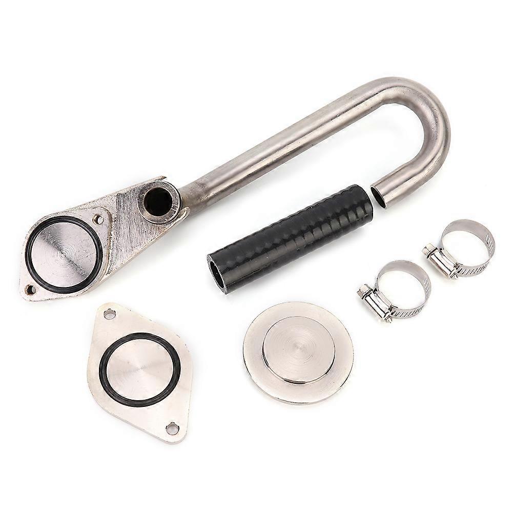 Cooler Delete Kit 304 Stainless Steel Exhaust Gas Cooler Delete Kit Car Modification Accessory