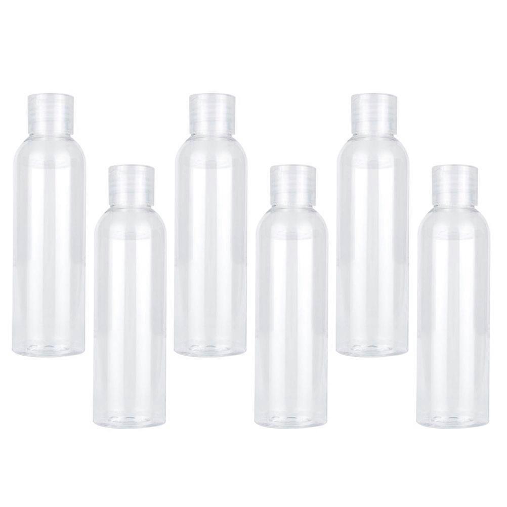 Transparent PET Empty Bottles for Storage Refillable and Reusable Travel Bottles 120ml