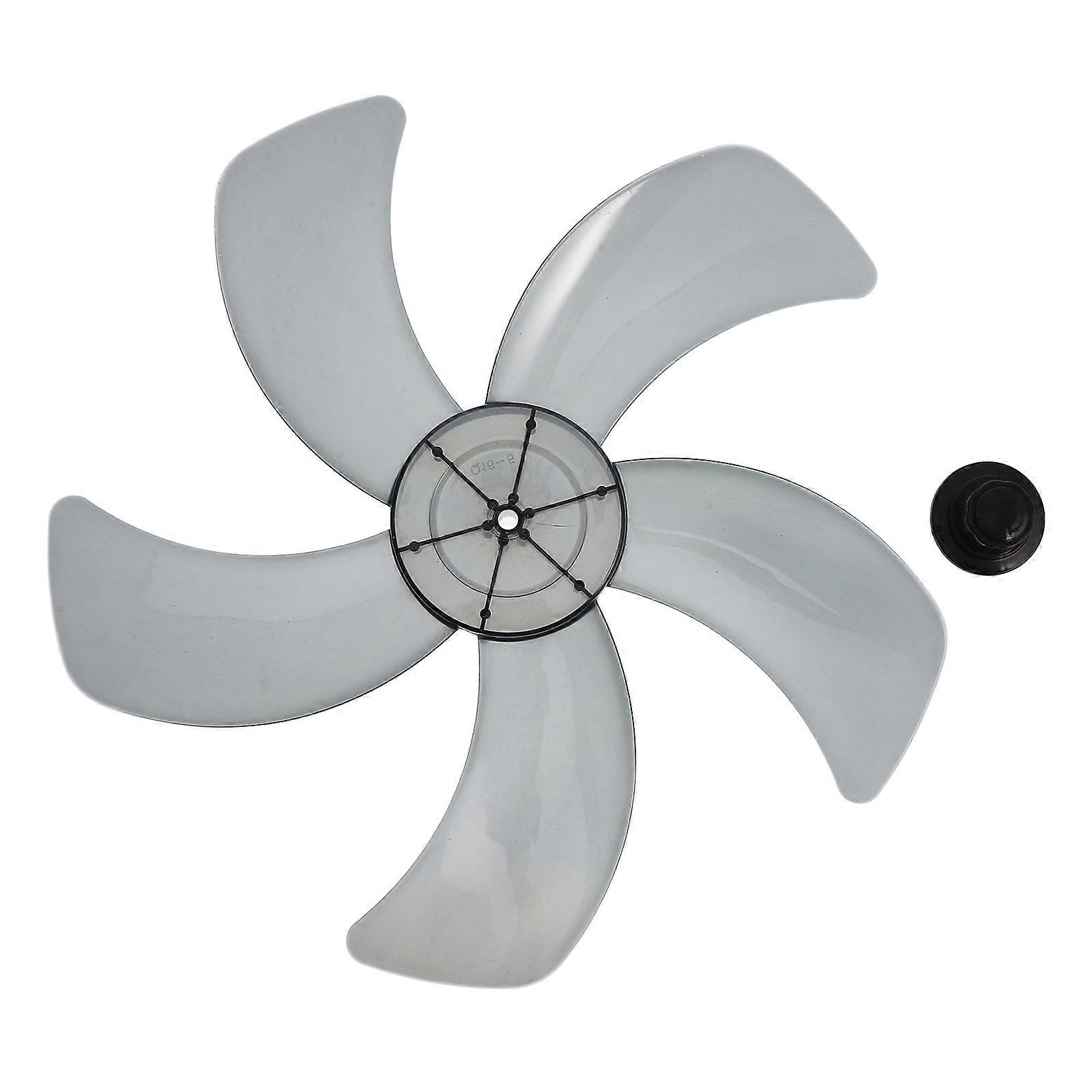 Floor Fan Accessory 5-Leaf 16 Inch Plastic For Household Table Fan Low Noise 1Pack