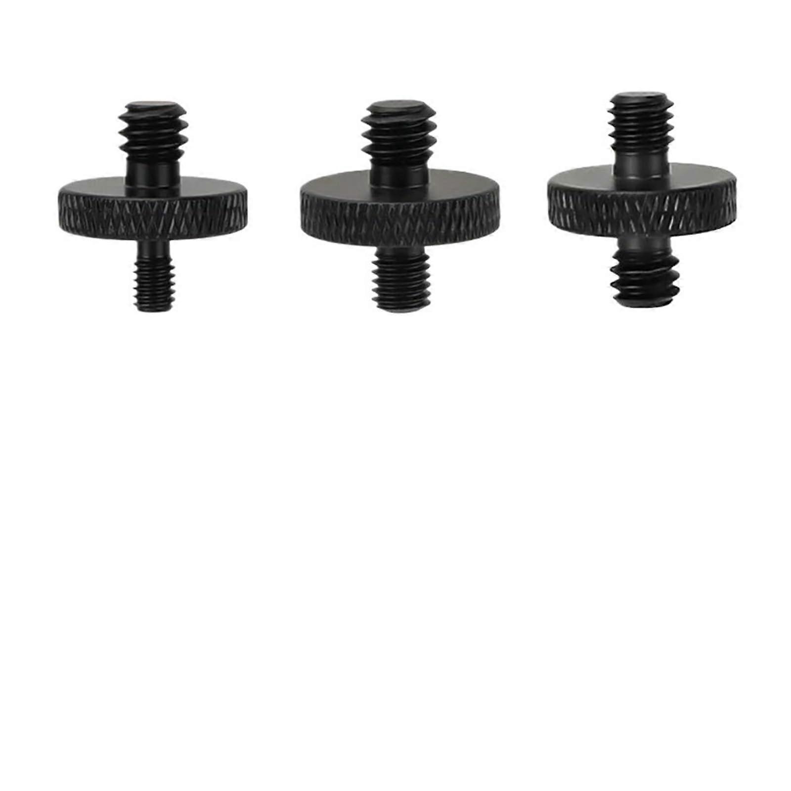 Camera screw 1/4'20 plug to M4 M5 M6 M8 plug doubleended thread screw conversion adapter for photo accessories 2 pieces (M8 2PCS)