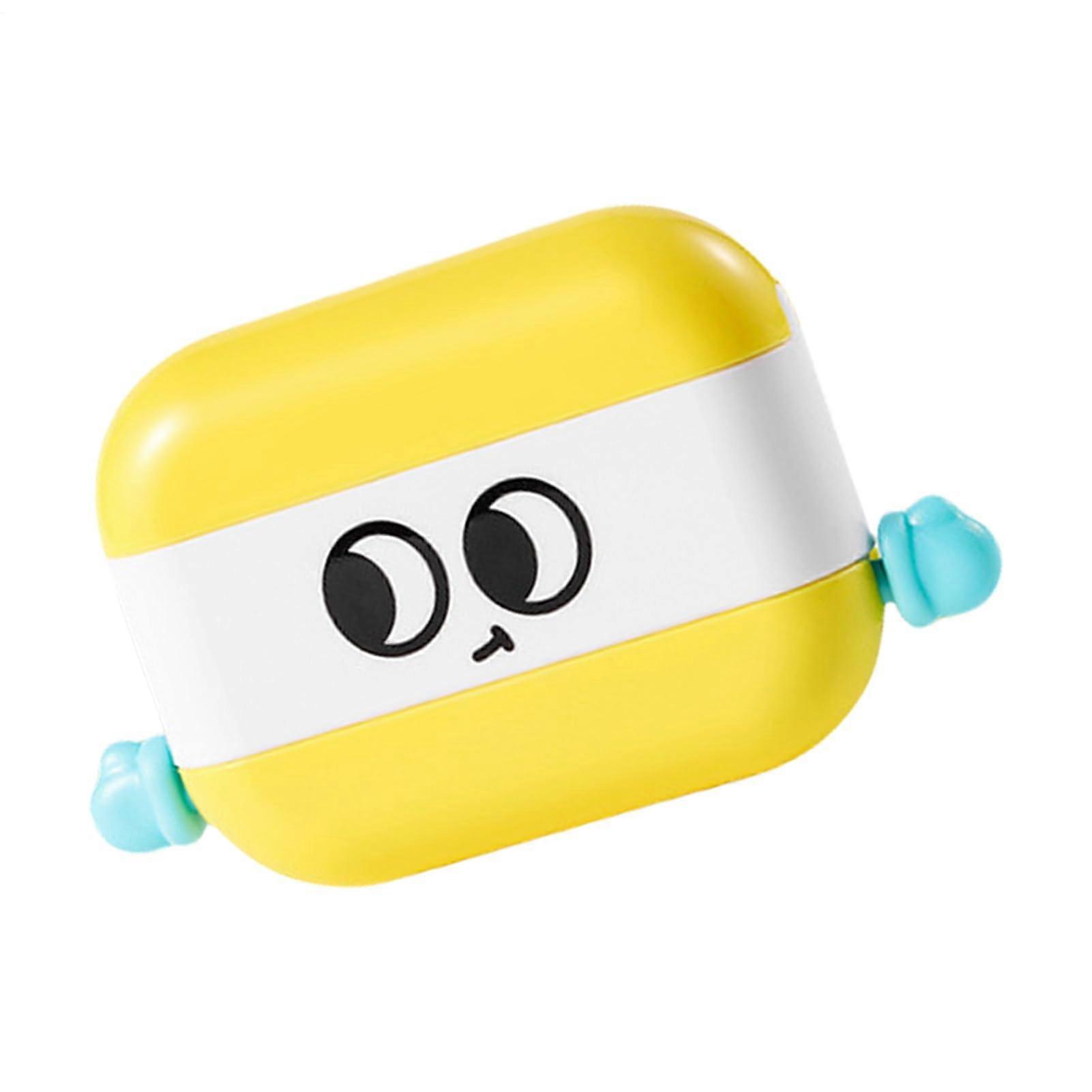 Pet hair roller, lint roller for pets, pet hair removal tool multifunctional lint roller, portable, washable, for dogs and cats, yellow