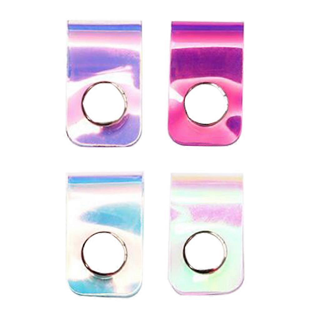 4pcs Earphone Cable Winder, Portable Data Cable Storage Clip with Snap Button for Cord Organization, Reusable Clip for Office and Travel