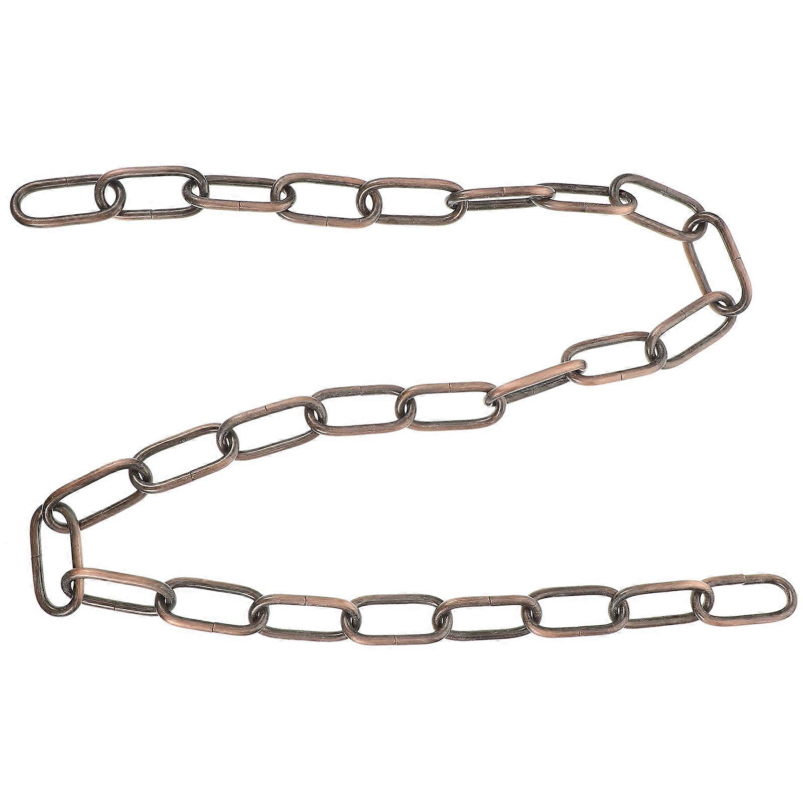 Red Iron Art Chain for Home Use Chandelier Accessory Easy to Install Practical and 1Pc