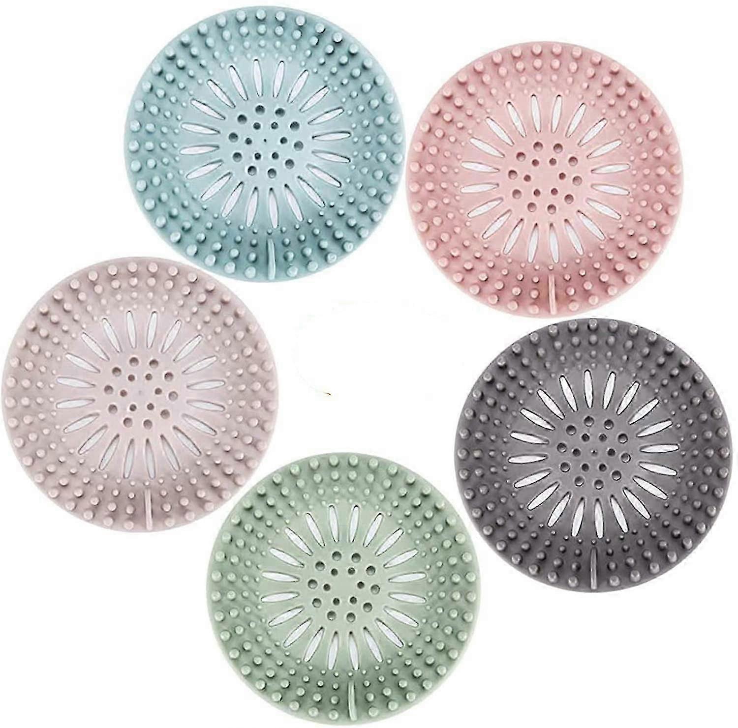 5 Durable Silicone Shower Drain Covers - Essential for British Bathroom Maintenance