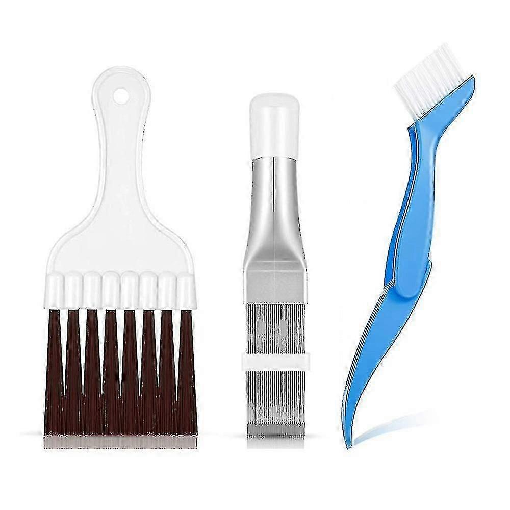 3 Pieces Air Conditioner Condenser Fin Comb, Finned Cleaning Brush Air Conditioner