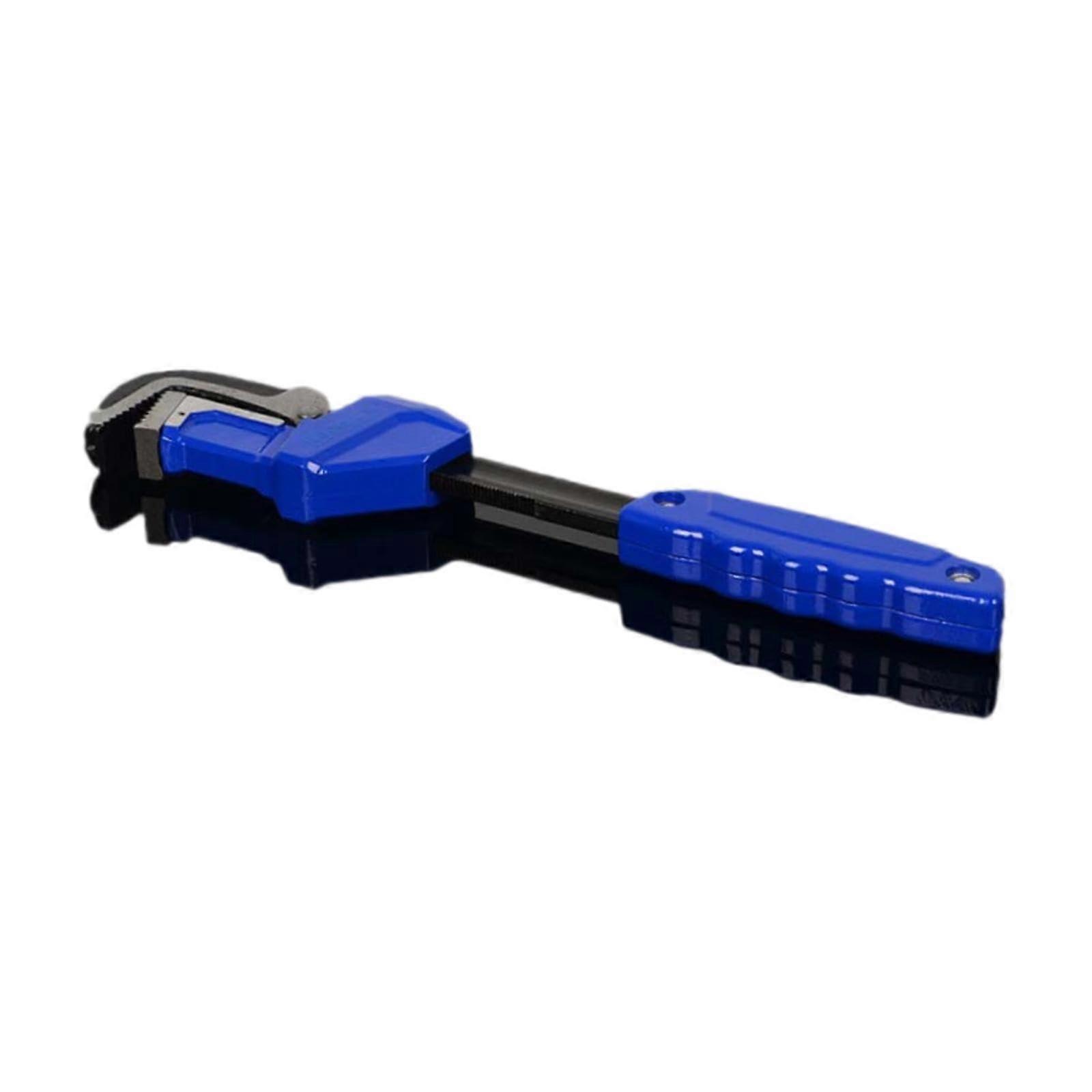 Adjustable water pipe wrench nonslip handle straight plumber wrench