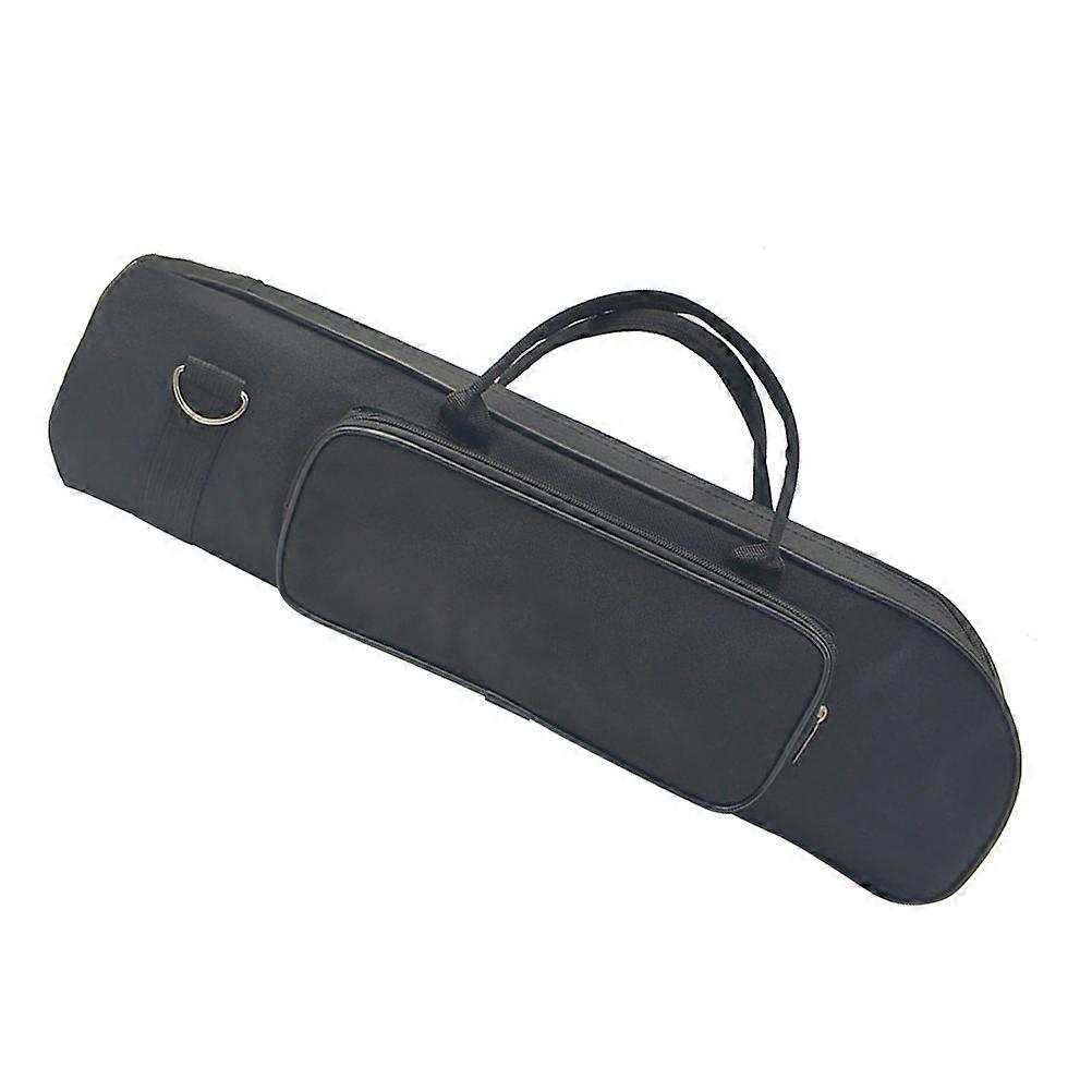 Trumpet Carrying Case with Shoulder Strap Lightweight Water Resistant Oxford Cloth Gig Bag for Musicians, Includes Side Pocket