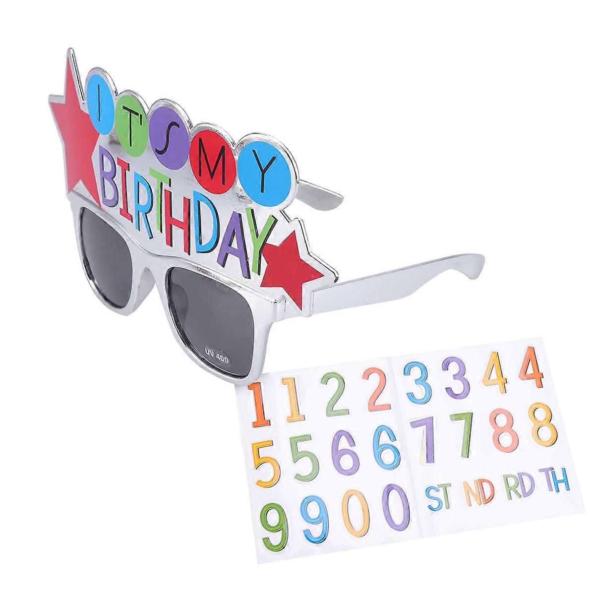 Happy Birthday Glasses Set of 10 Assorted Color Plastic for Party Use Lightweight and 6.5