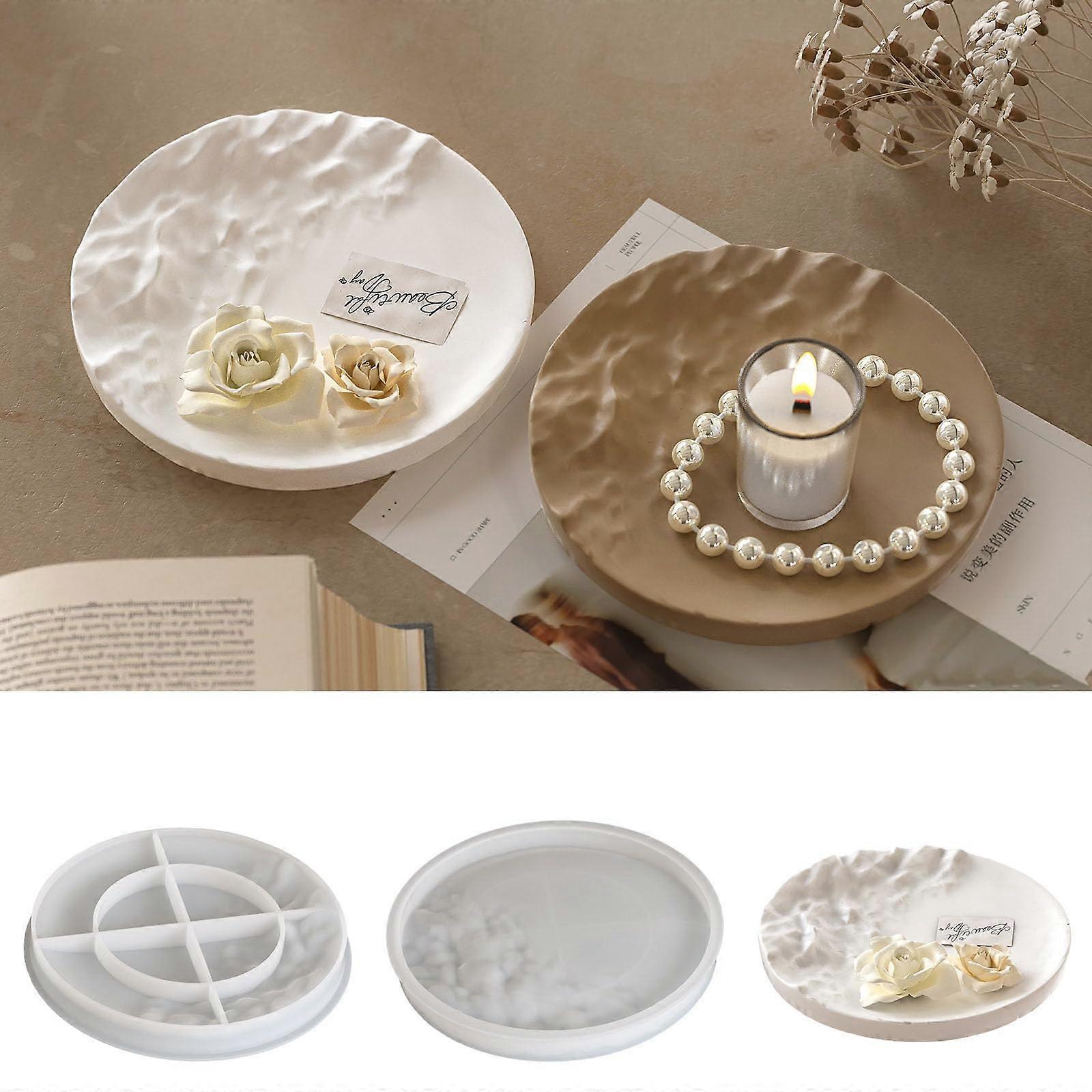 Silicone Mold Tray Irregular Shaped Molds For Casting DIY Coasters Bowls And Candle Holders