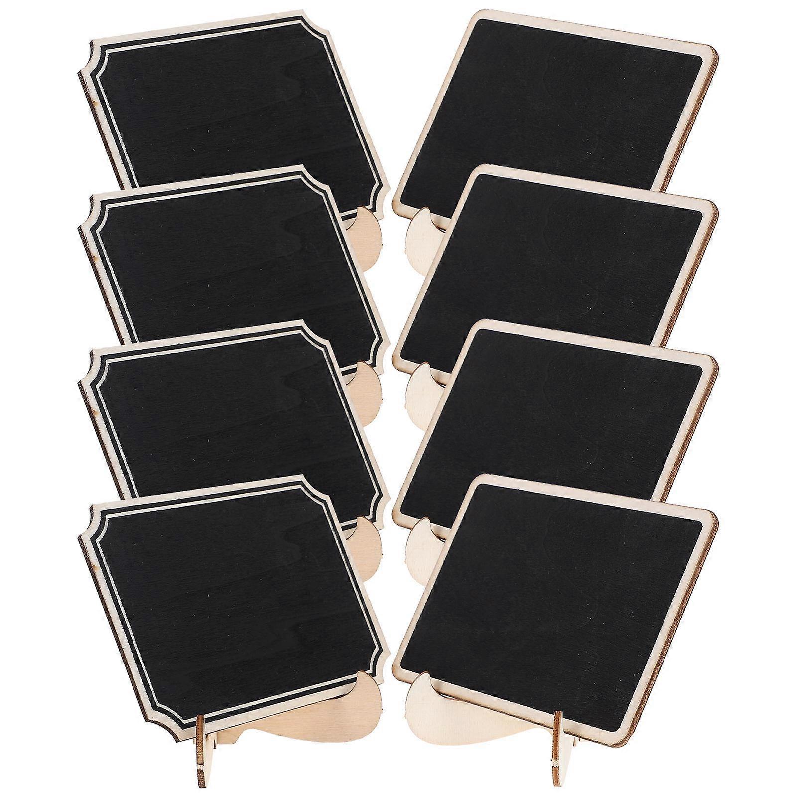 Decorative Message Board Small Erase Board Wood Rectangle Displaying Information Home Decor 20Pcs