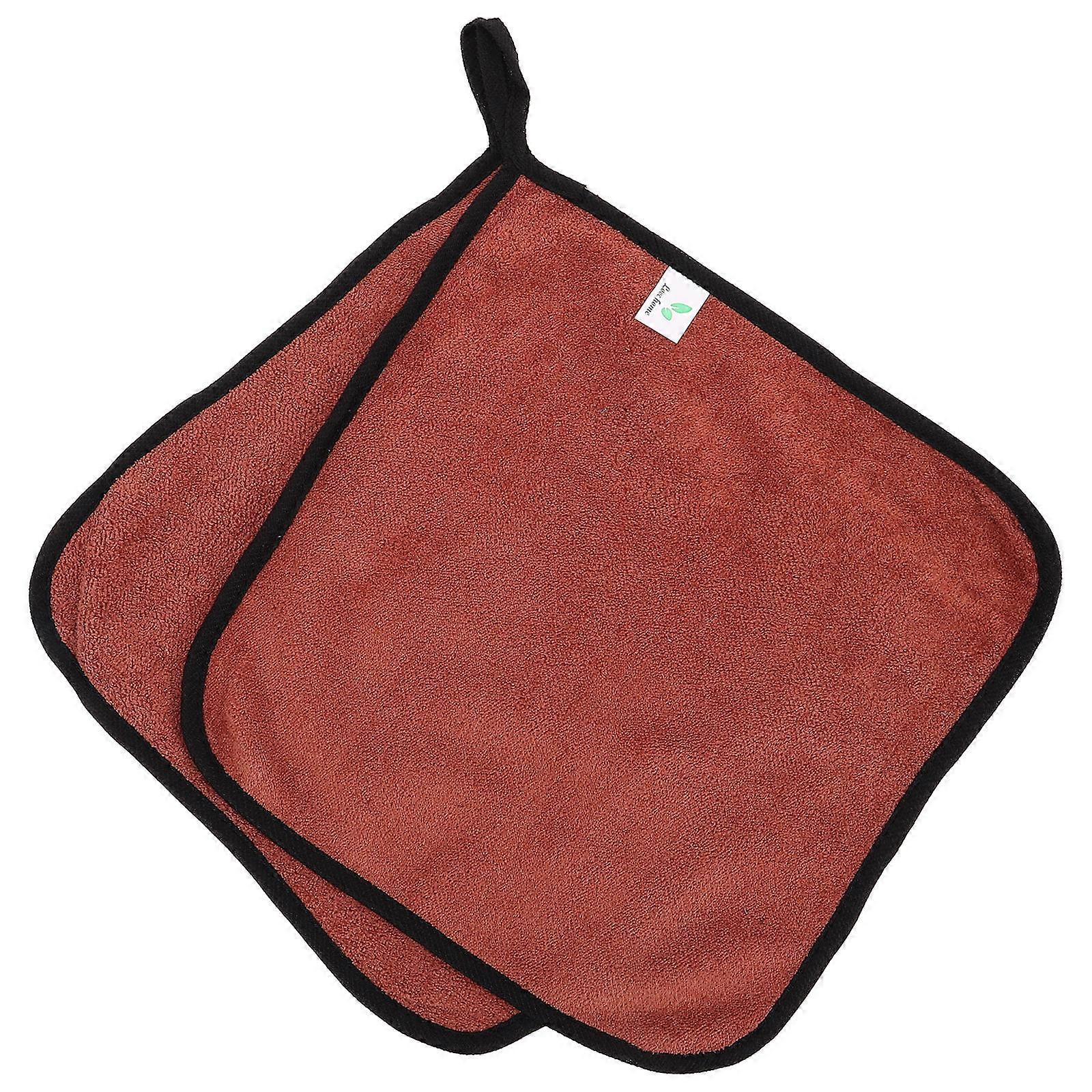 Pool Cue Cleaning Towel 2Pcs Billiard Cleaning Towel For Furniture Use Soft Coral Fleece Cleaning Cloth