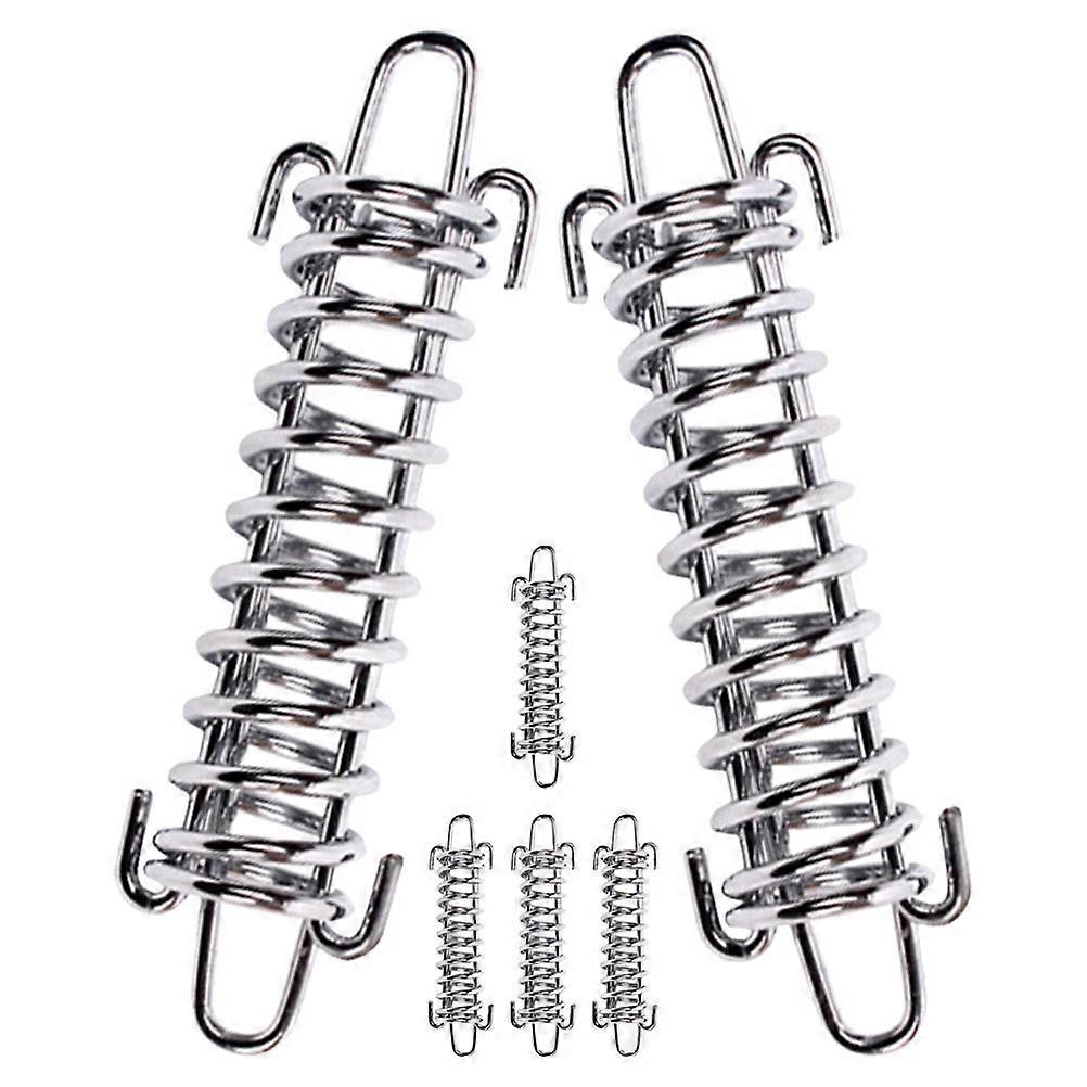 6pcs Multi Function Spring Buckles for Tents – Durable Stainless Steel Rope Tighteners for Awnings and Outdoor Use in Windy Conditions