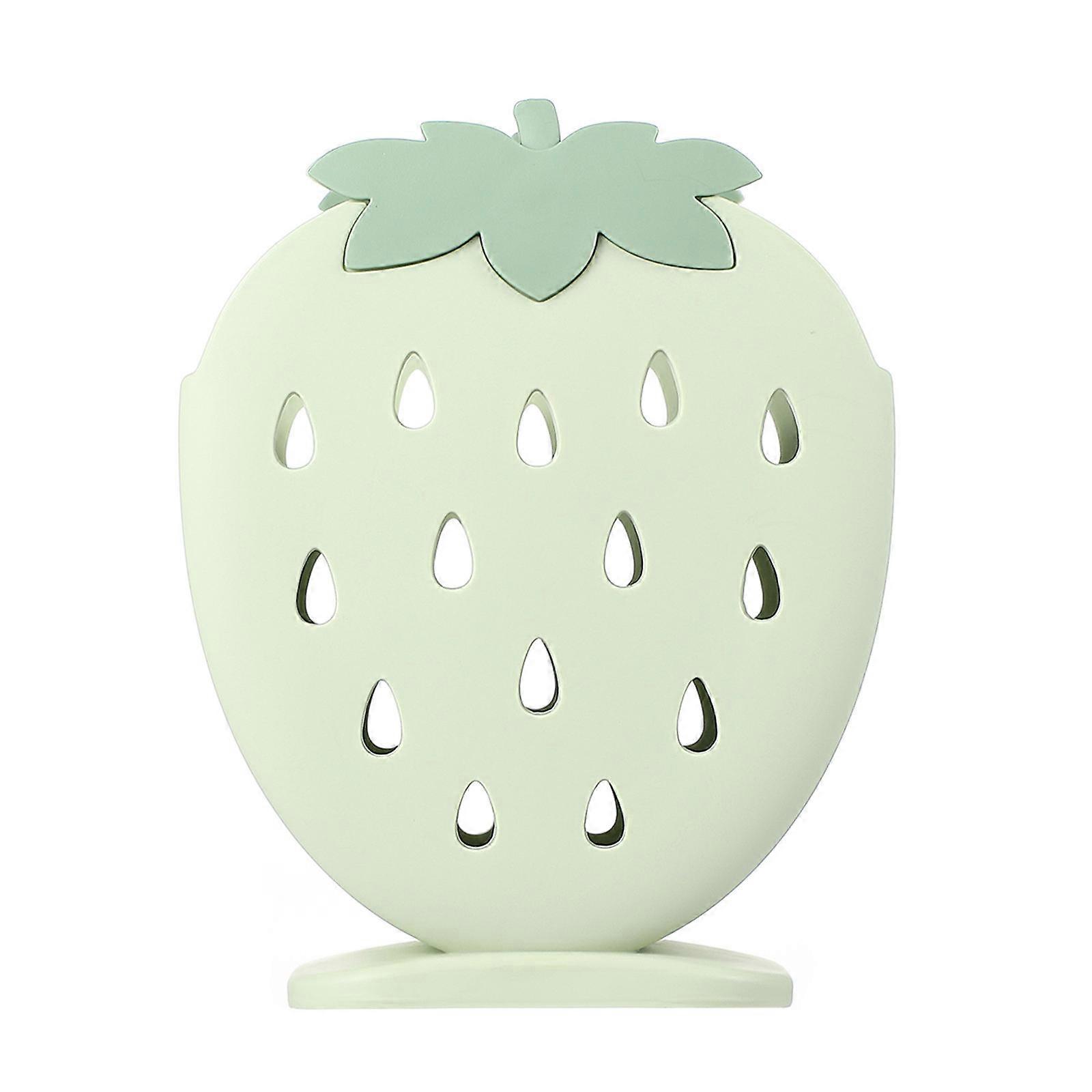 Green Plastic Hanging Storage Basket for Kitchen UseFashion Style Dual Purpose Wall Mount or Desktop 1pc