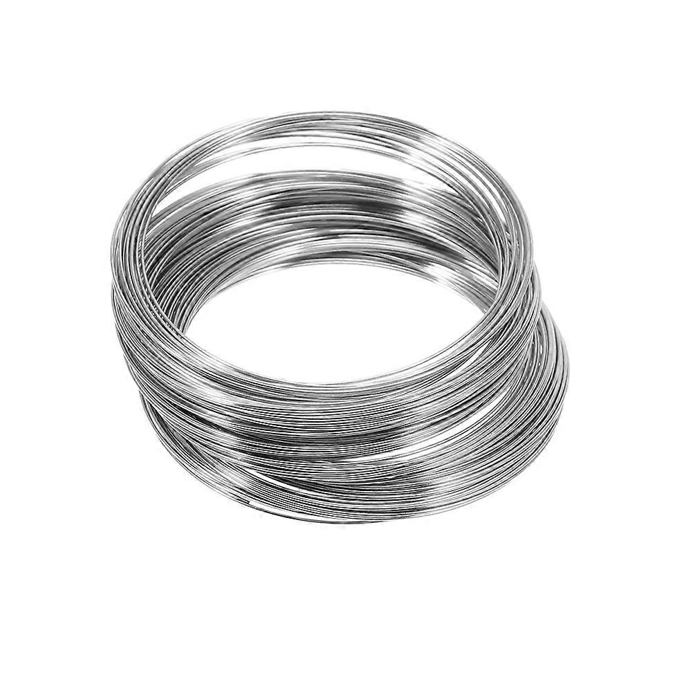 1 Roll Circles Metal Wire Bangle for Jewelry Making Durable DIY Crafting Accessory for Women