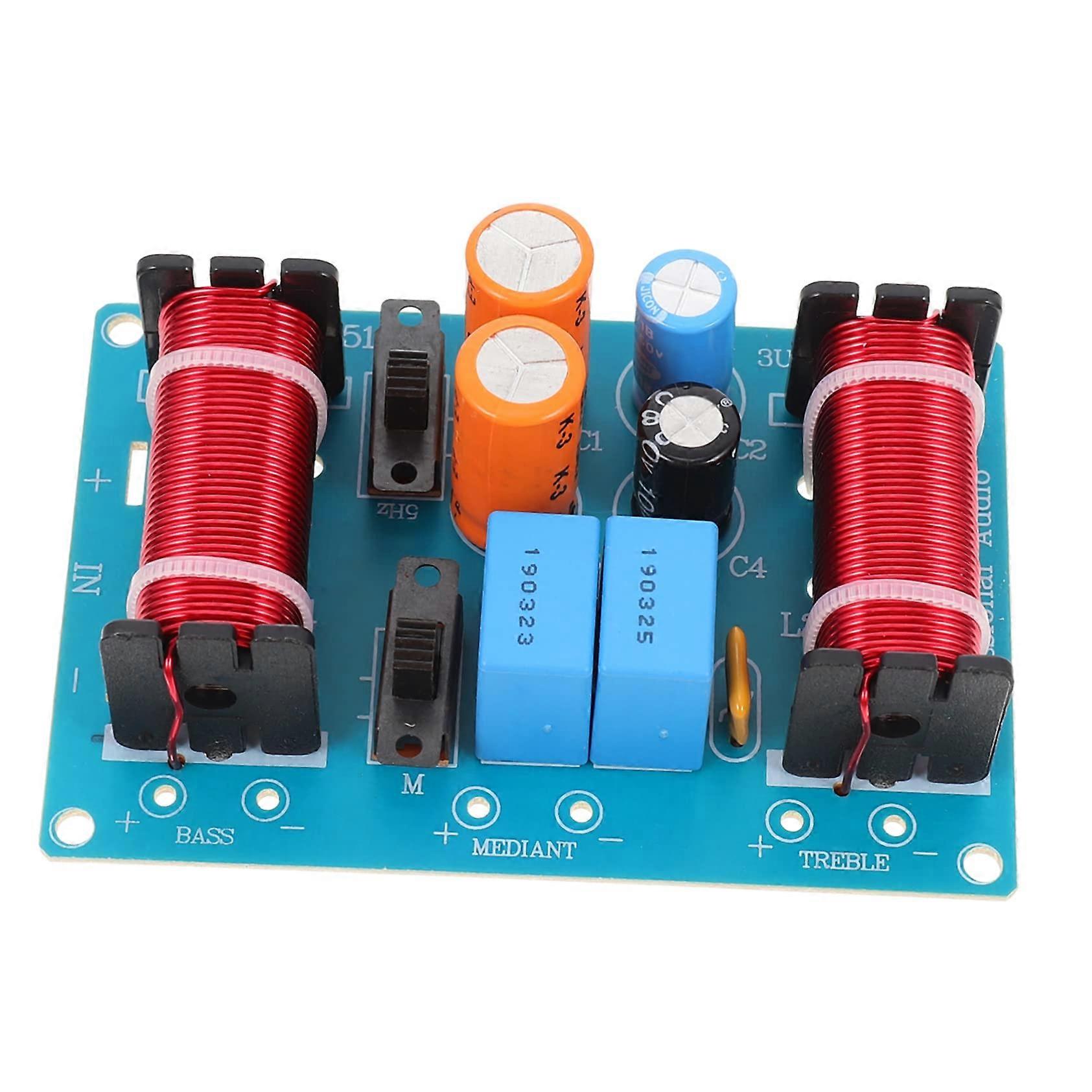 Car Audio Crossover Filter for Bass Control Acoustic Components for Vehicle Sound Systems