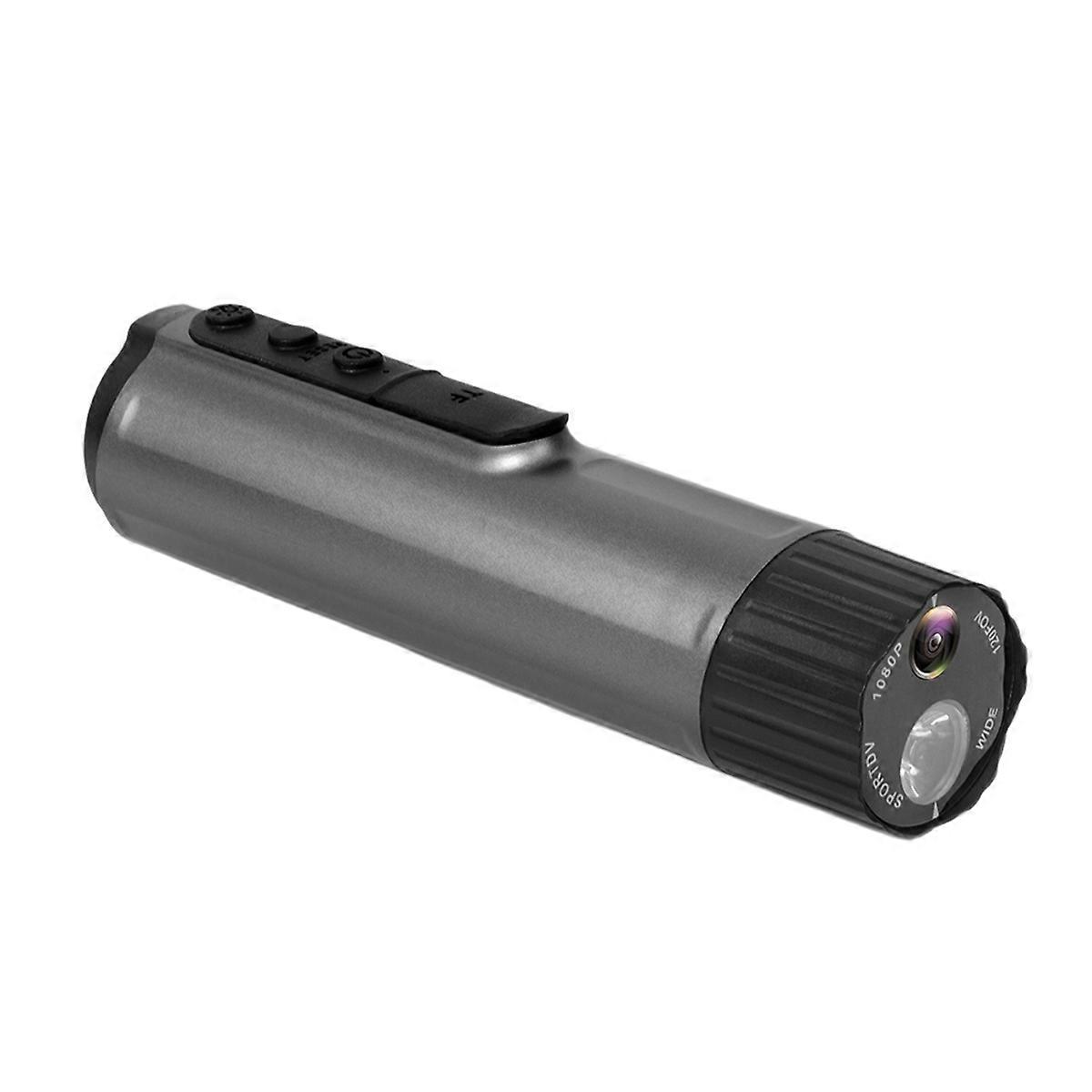 1080P HD WiFi Sport DVR Video Camera with Flashlight Dark Gray