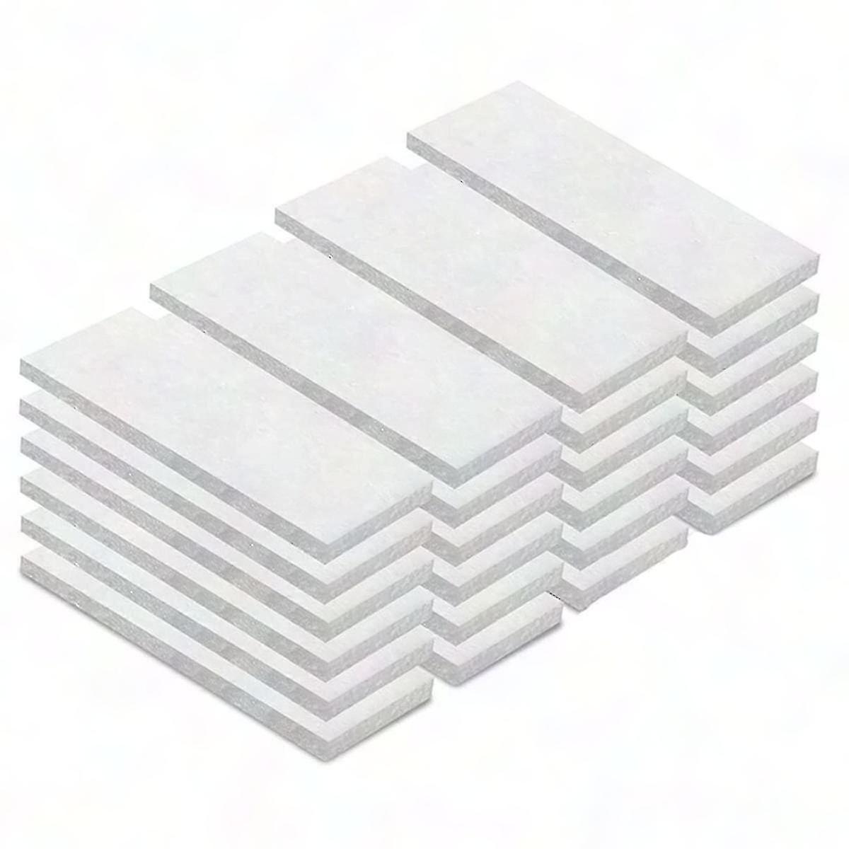 24 Pcs Ceramic Wool Wicks for Fire Pit, Extend Burning Time, Table Top Fireplace Accessories