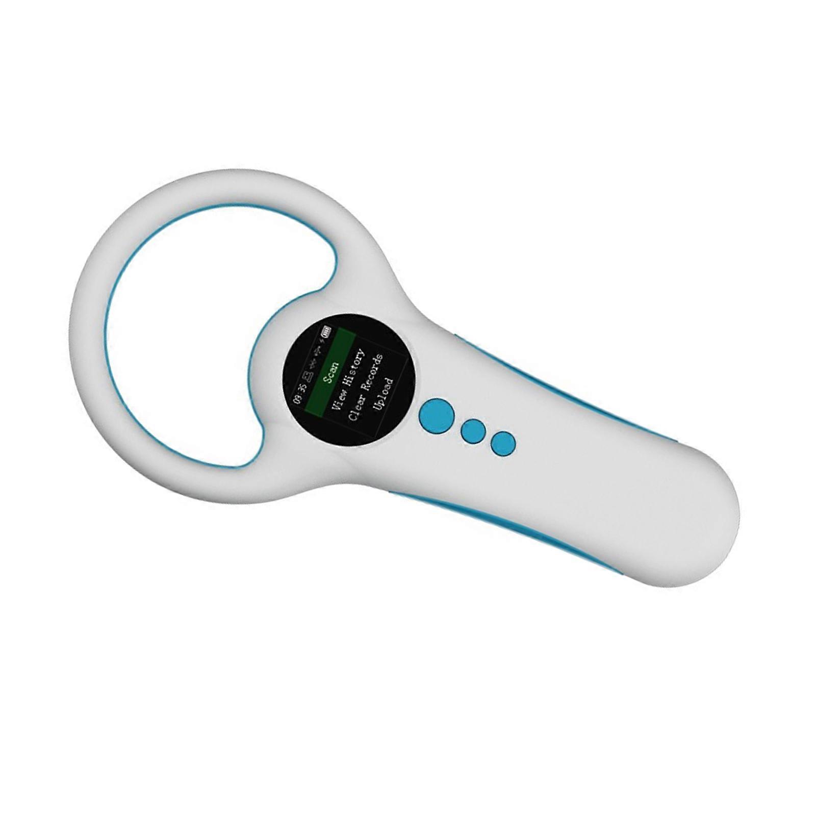 Pet Microchips Scanners Rechargeable EMID Microchips Reader Scanners 1.44” Screen Display ISO11784 / ISO11785 / FDX-B White