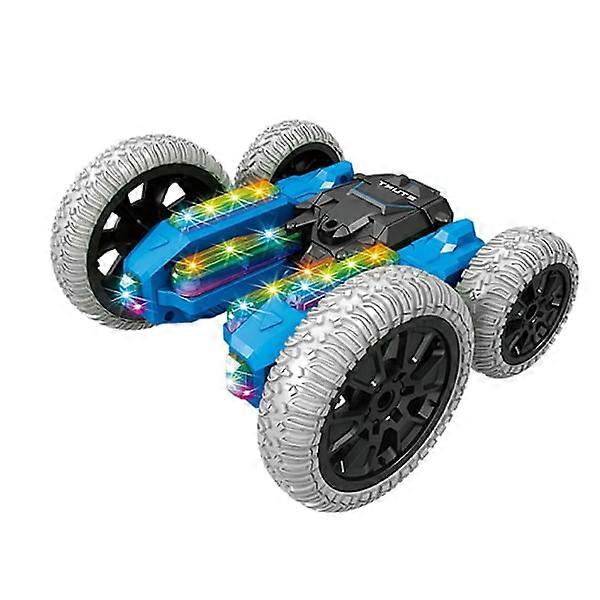 Double-sided 360-degree rotating electric toy car with remote control
