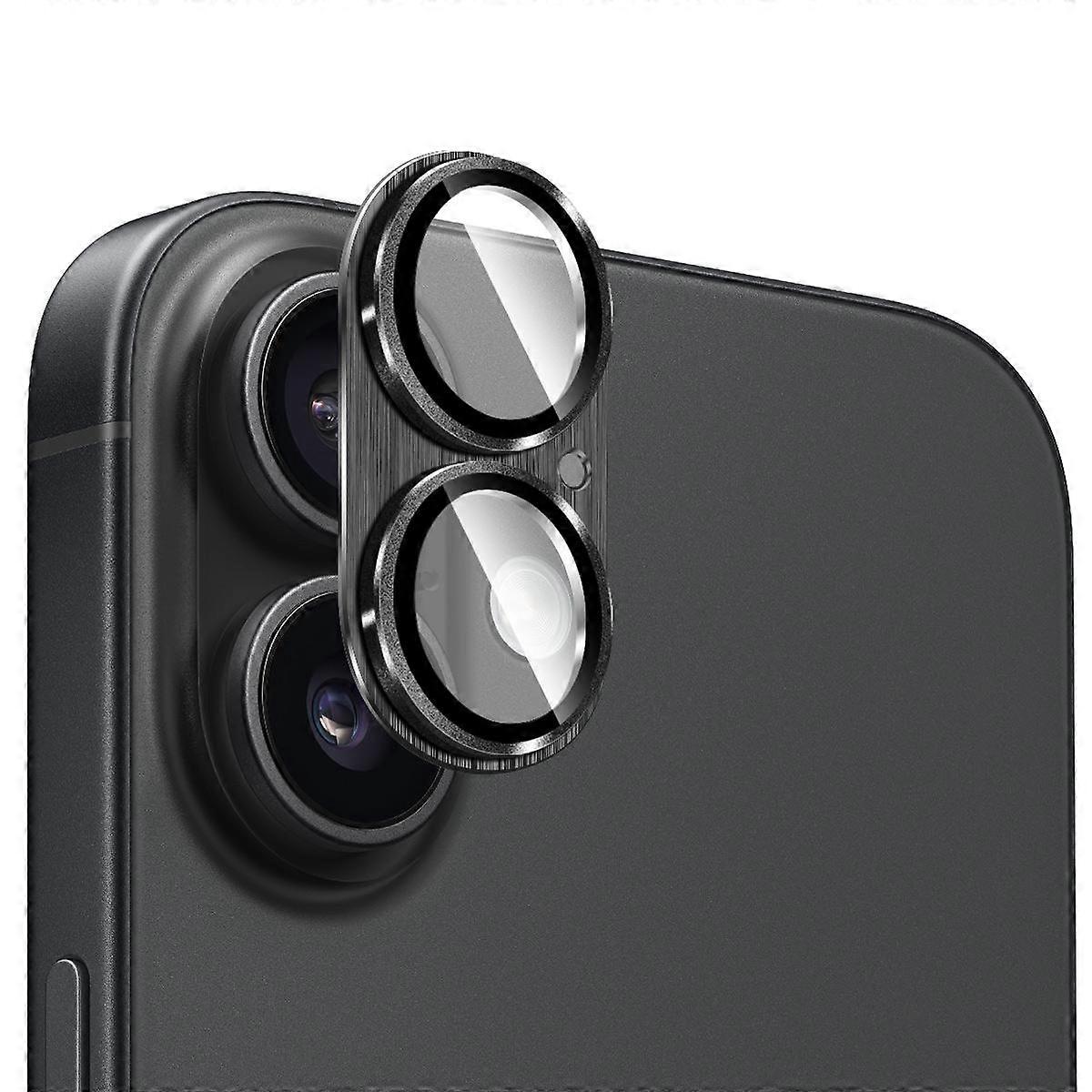 ENKAY 反射防止カメラ レンズ つや消しアルミニウム合金強化ガラス フィルム iPhone 17 用