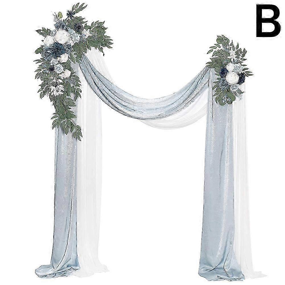 2025 Artificial Wedding Arch Simulation Flowers Kit