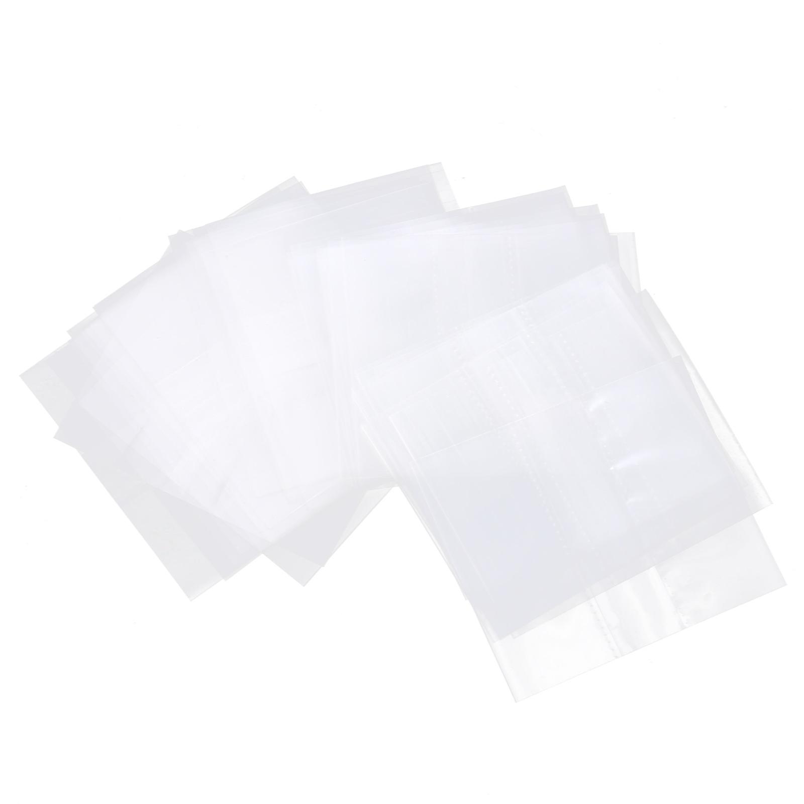 500 Pcs Transparent Heat Shrink Films PVC Packaging Protector for Bottles and Small Containers