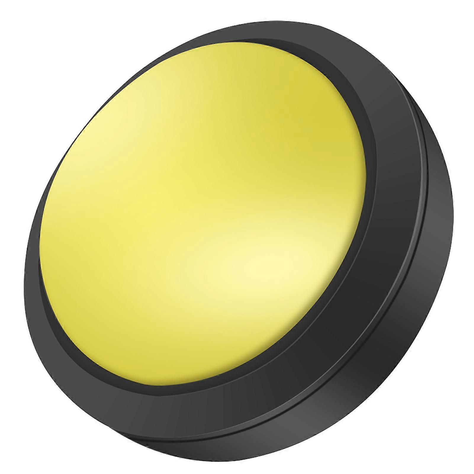 100mm Massive Arcade Button with LED Convexity Console Replacement(yellow)