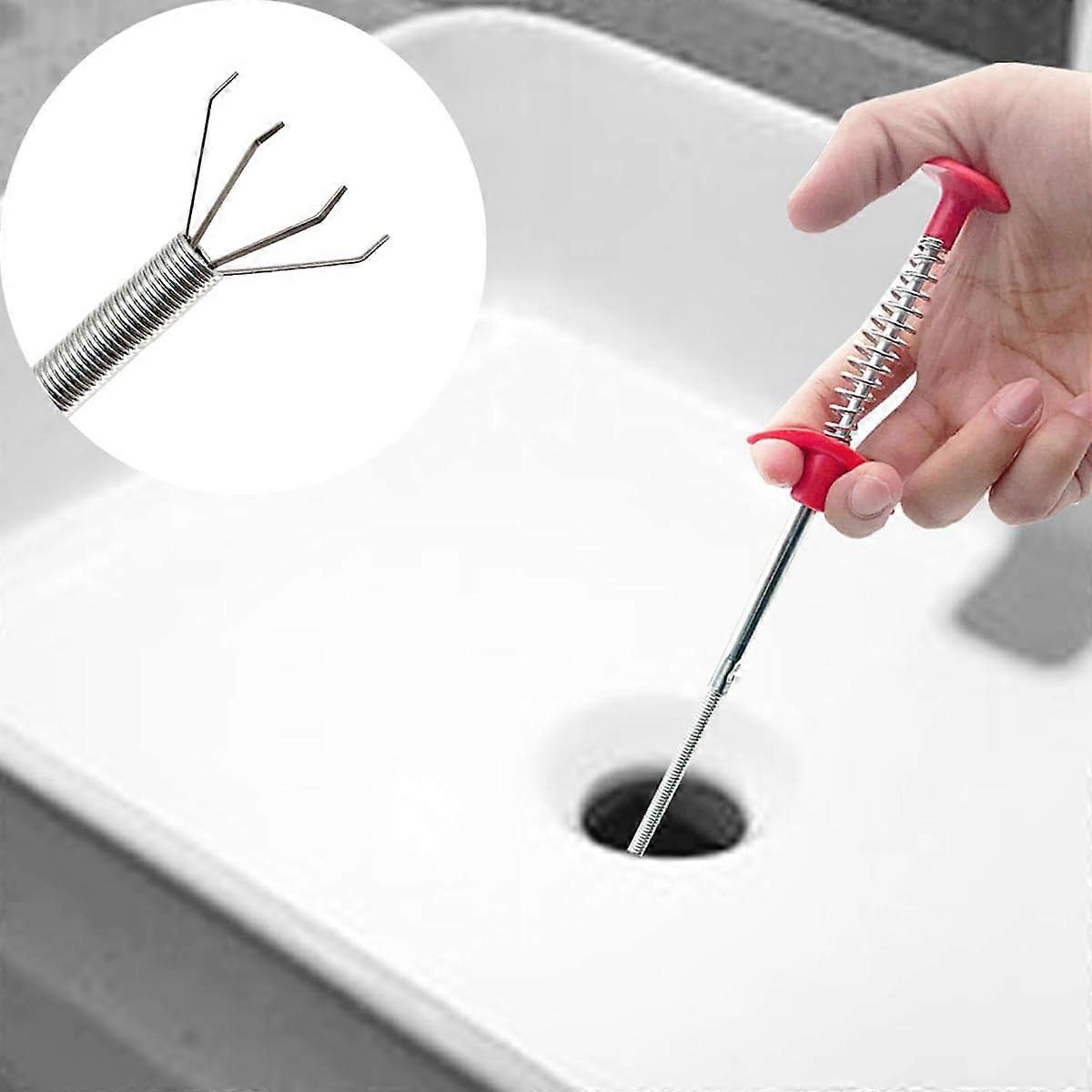 Flexible Claw Gripper Tool, Drain Hair Grabber with Extendable 4 Claws