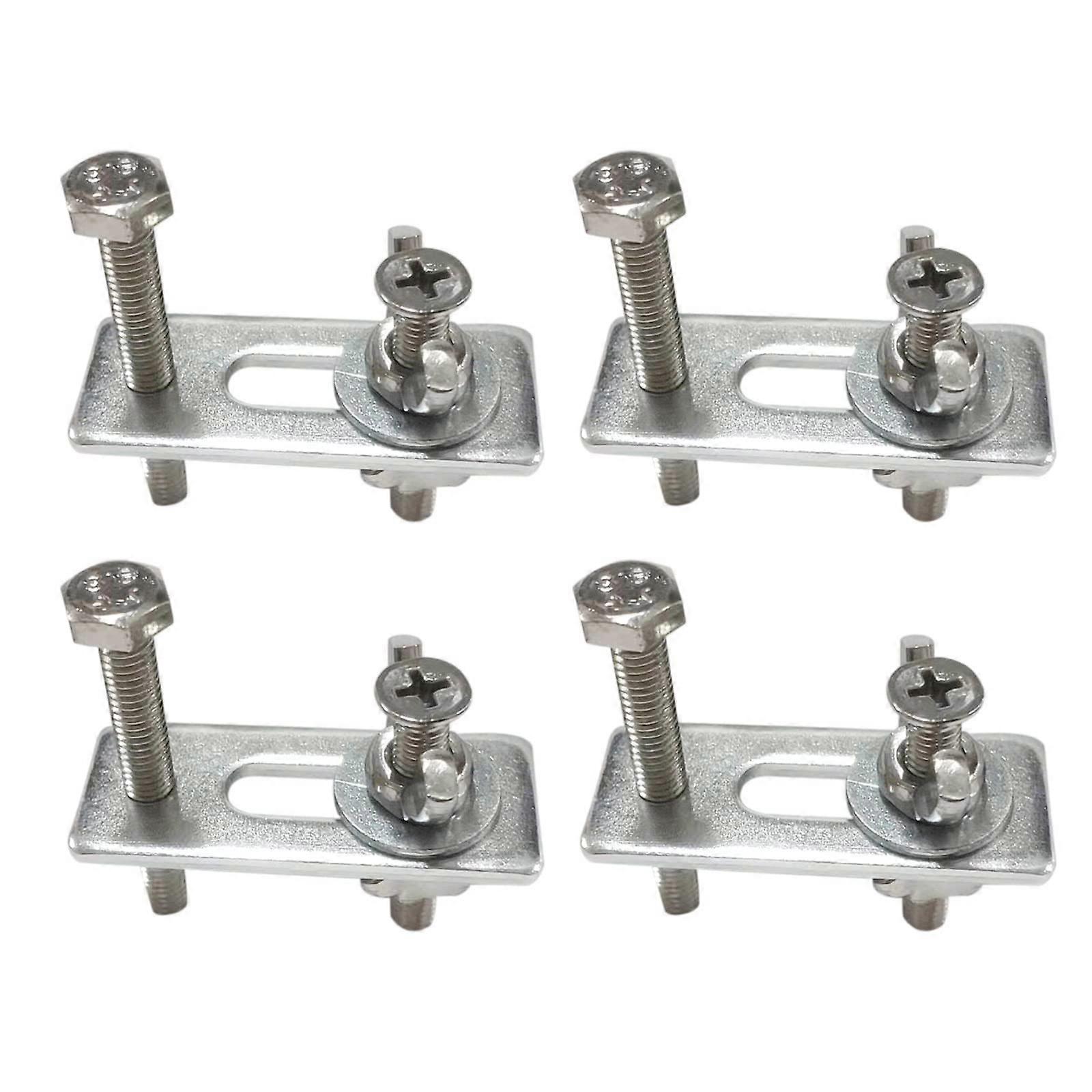 4Piece Set TSlot Clamps M6 50 x 20 x 56mm (L x W x H) ZincAluminum Alloy Press Plate TTrack Clamps for 3018 Series CNC Router Machines
