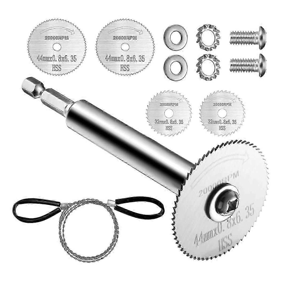 6 Pcs Hex Shank Internal Pipe Cutter for PVC and Plastic Pipe