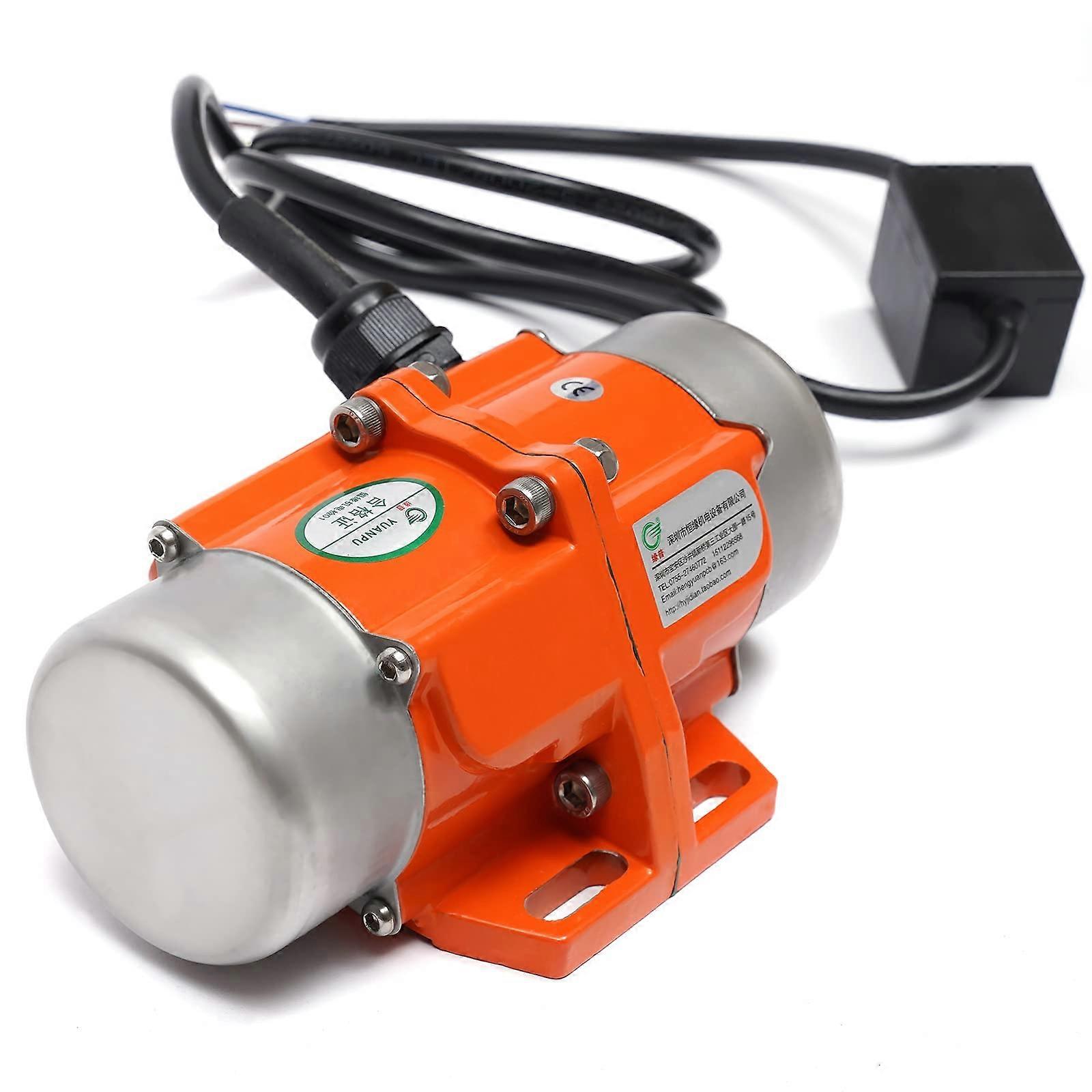 3000 RPM Vibration Motor 120 W 220 V Vibrating Motor Unbalance Motor Asynchronous Single Phase Vibrator Motor 18.9 x 11 x 8.2 cm 120W