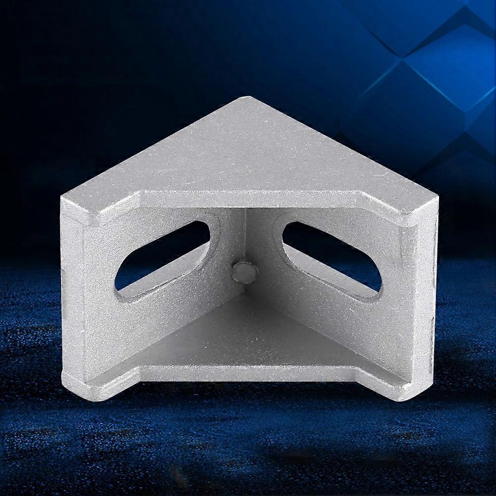 5PCS Aluminum Alloy L Shape Corner Bracket 40x40x35mm Silver