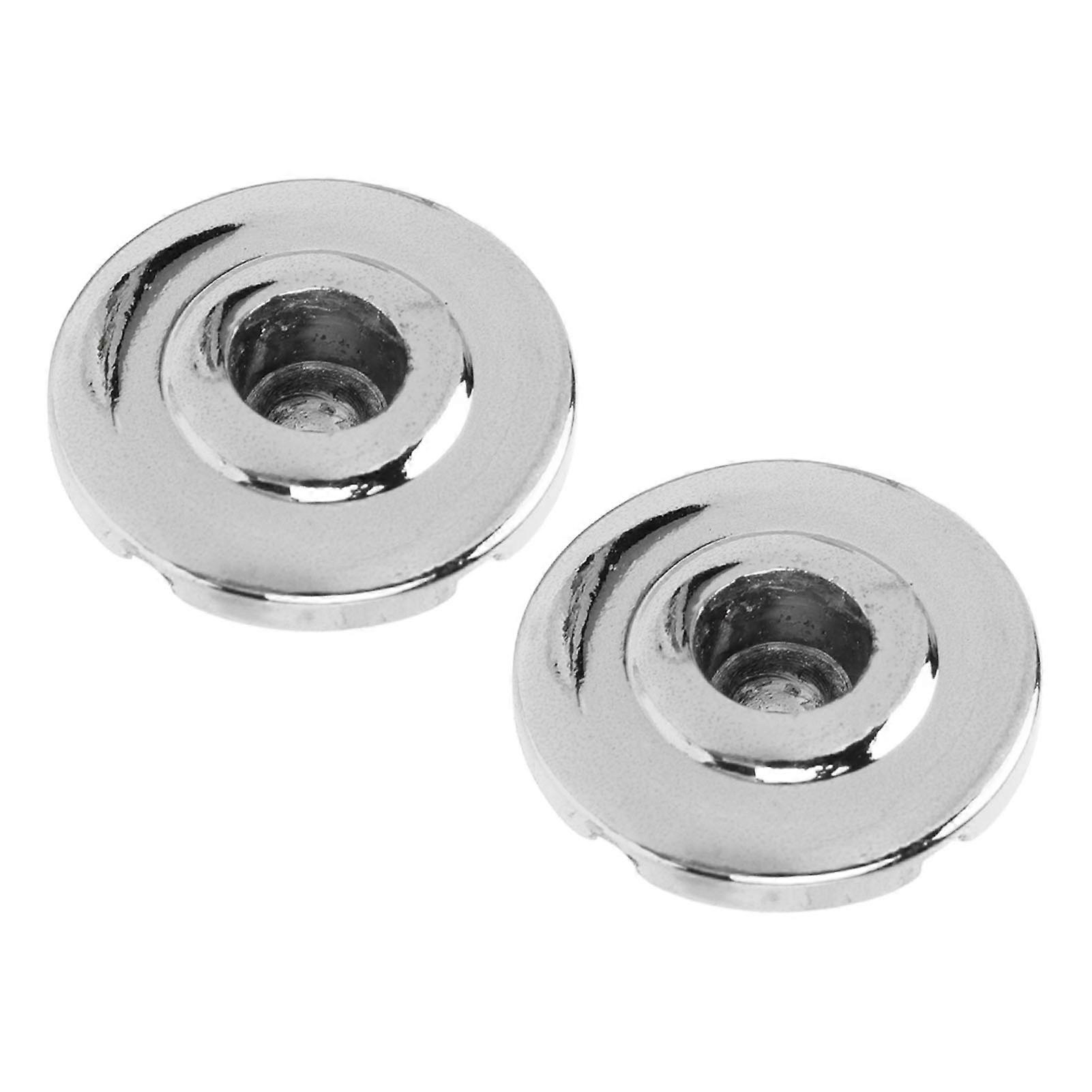 Round Electric Bass String Retainer Friction Reducing Robust Decorative Electric Bass String Tree Silver 