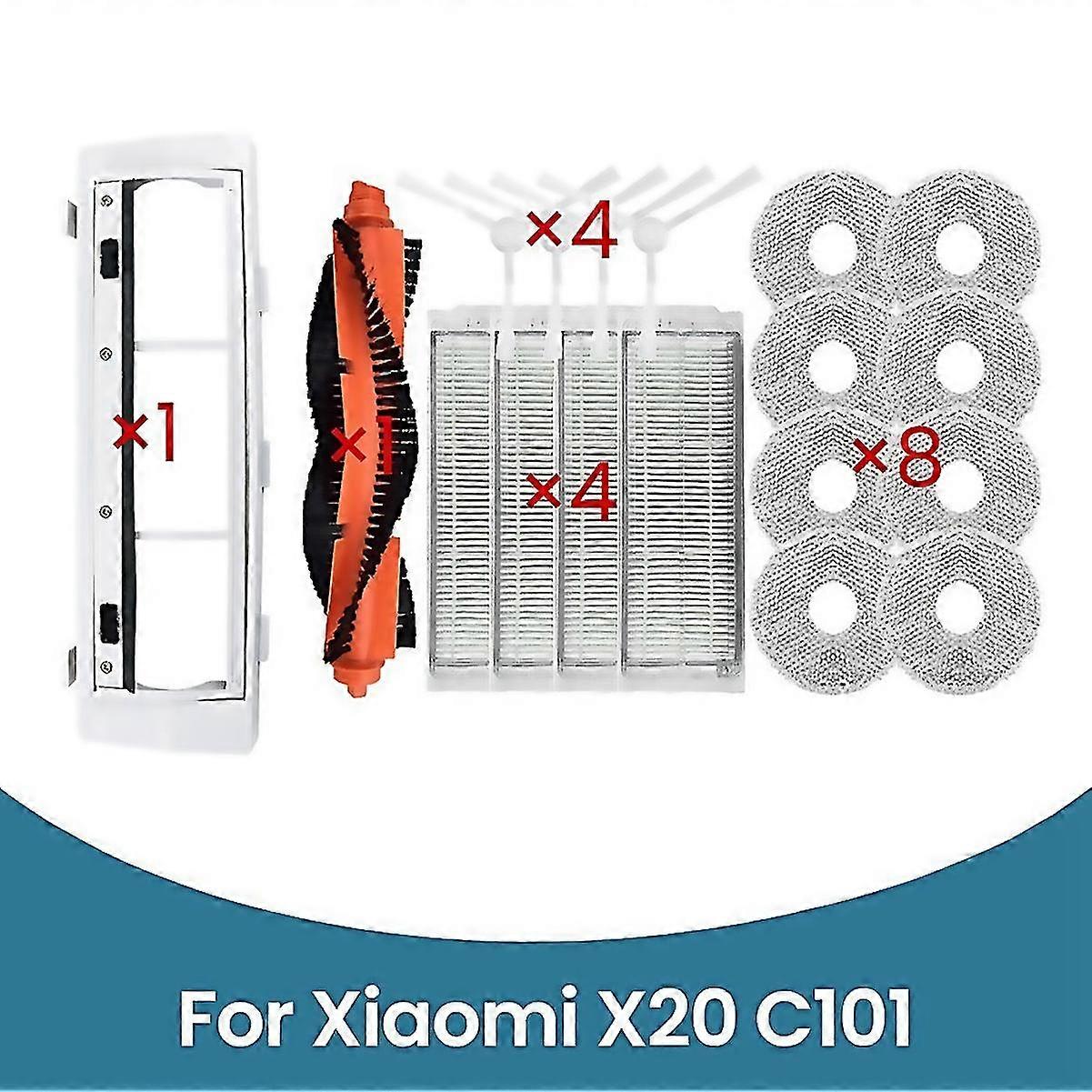 For X20 C101 Sweeping Robot Kit Spare Parts Accessories