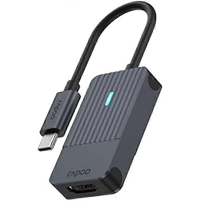 Rapoo USB-C Adapter Grijs USB-C naar HDMI