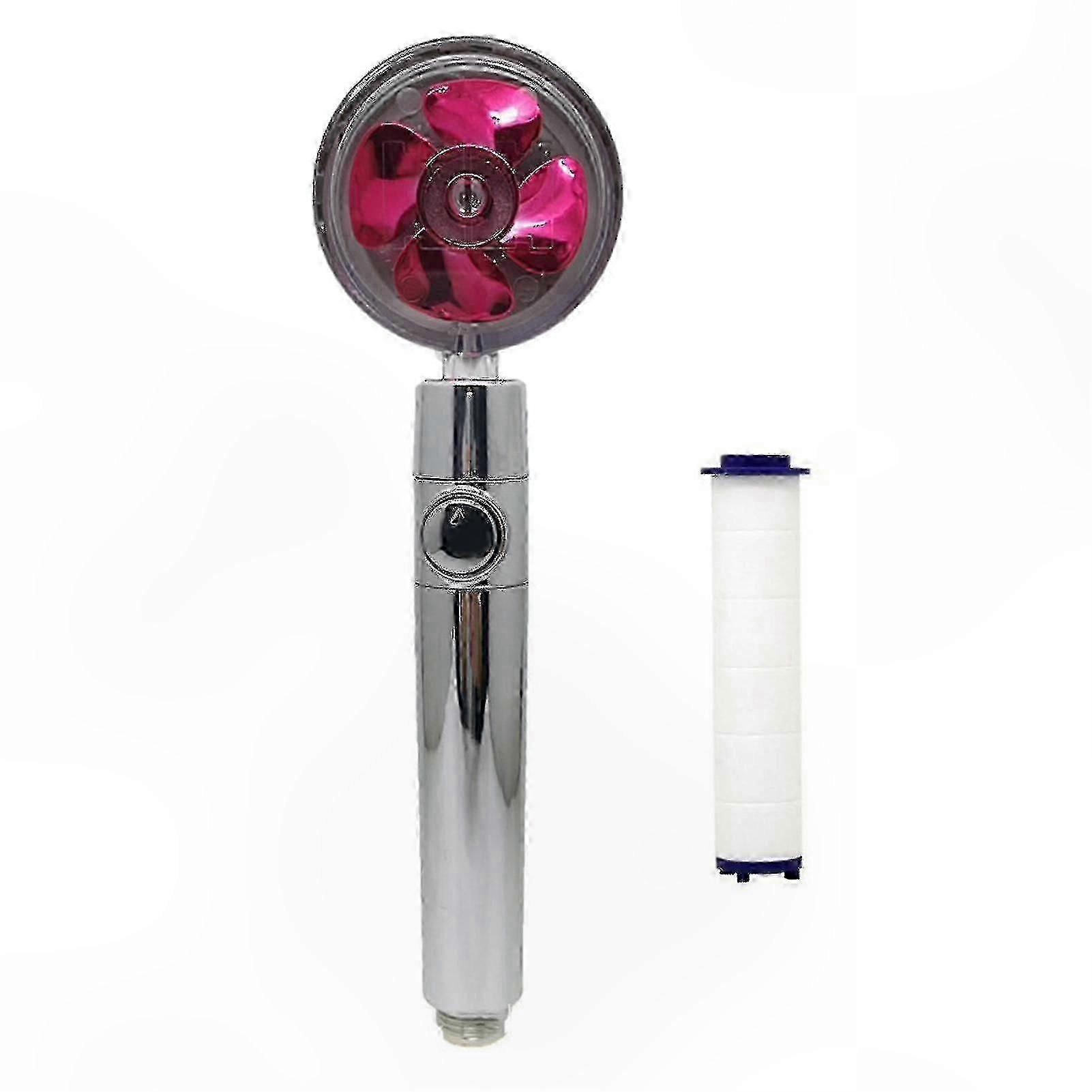 High-Pressure Handheld Shower Head with Pause Feature, Water-Saving Design, and Propeller Technology