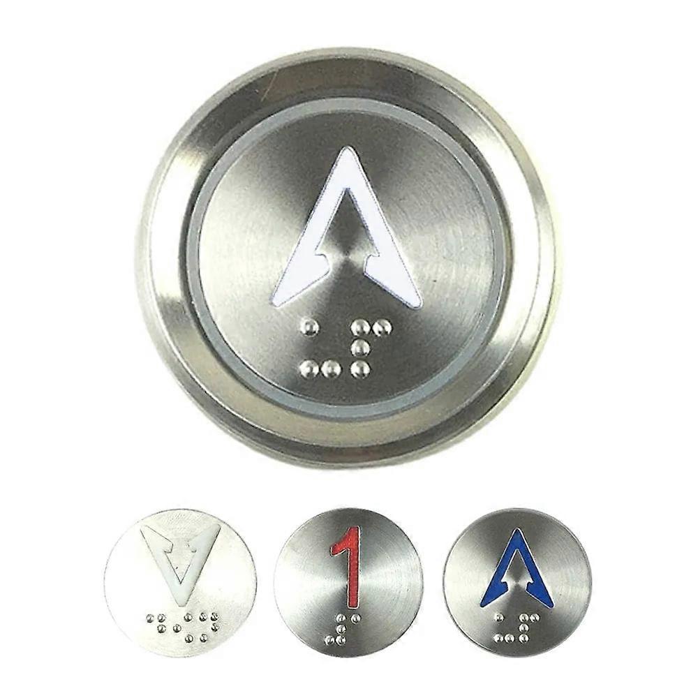 Bst Button A4j13389 Universal (3) White Konvex