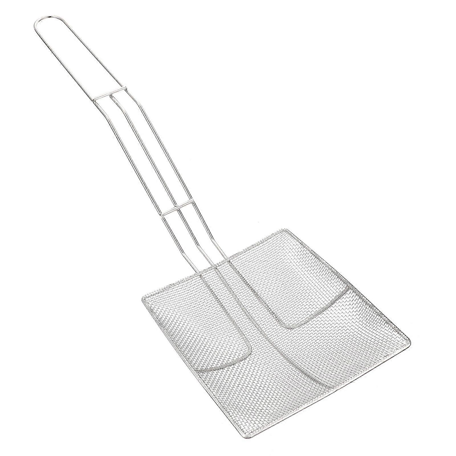 Stainless Steel Slag Scoop for Cooking 1Pcs Practical Square Spoon