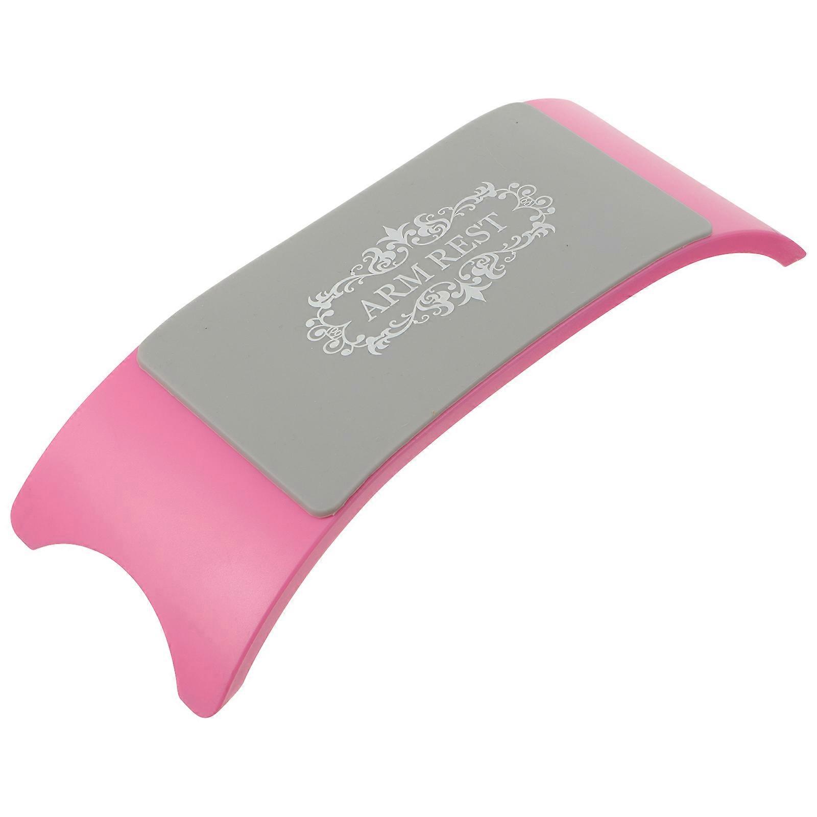 Nail Arm Rest Cushion For Manual Artists And Featuring In Pink Color For Steady Hands 1Set