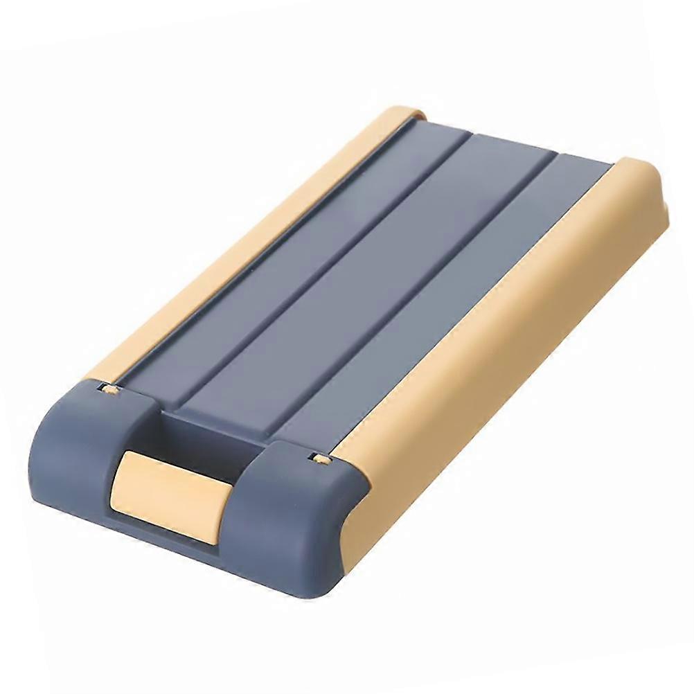 Drawer Type Storage Box For Office Use Under Desk Blue Hidden Storage 1Pack