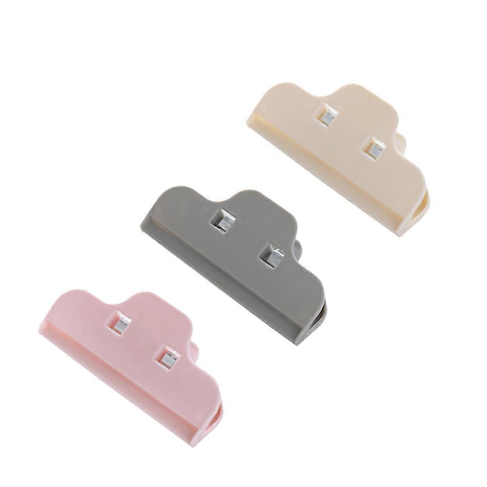 Food Sealing Clips Set For Kitchen Food Storage Easy To Use And Store 3Pcs Assorted Color For Air Isolation