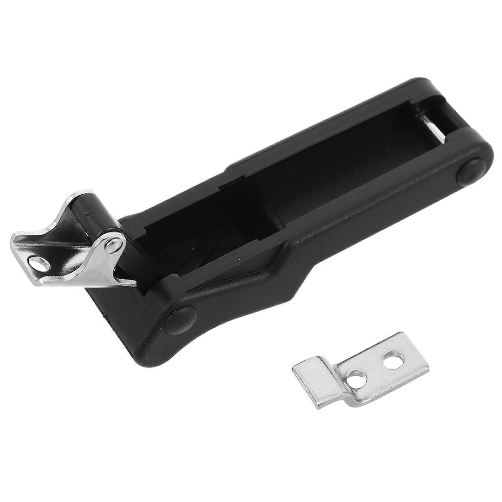 Lockers Lock Latch Lock for RV Storage Spaces Electronic Cabinet Lock Rubber Black for Boat and Trailer