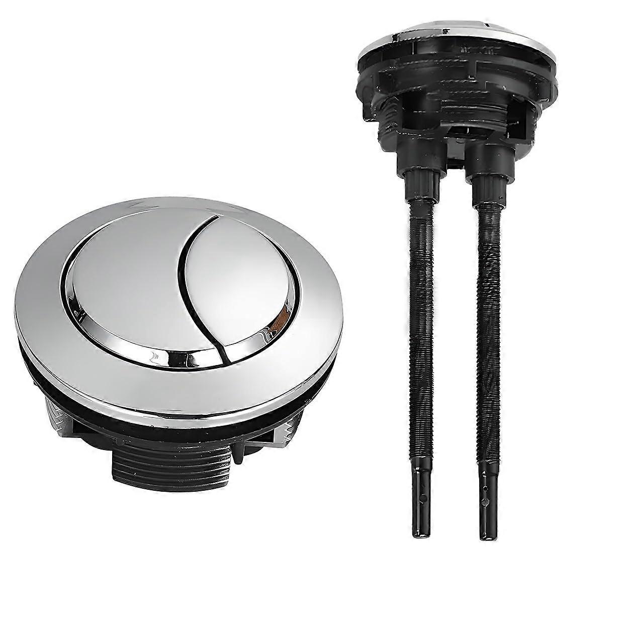 Double flush toilet flush tank button, covers, lid parts, toilet flush valve replacement set
