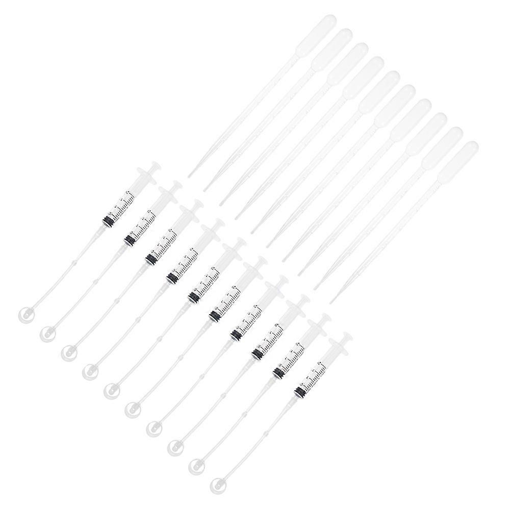 10 Sets Perfume Dispenser Tool Perfume Graduated Dropper Container Pump