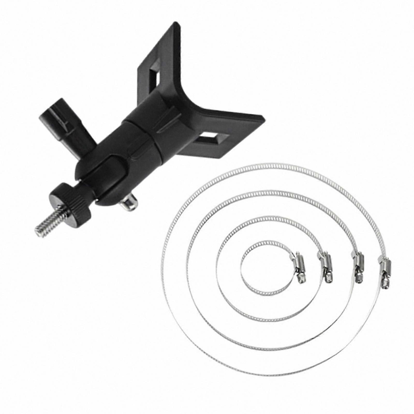 Adjustable Heavy Duty Outdoor Camera Mounting Bracket for CCTV Security Poles White