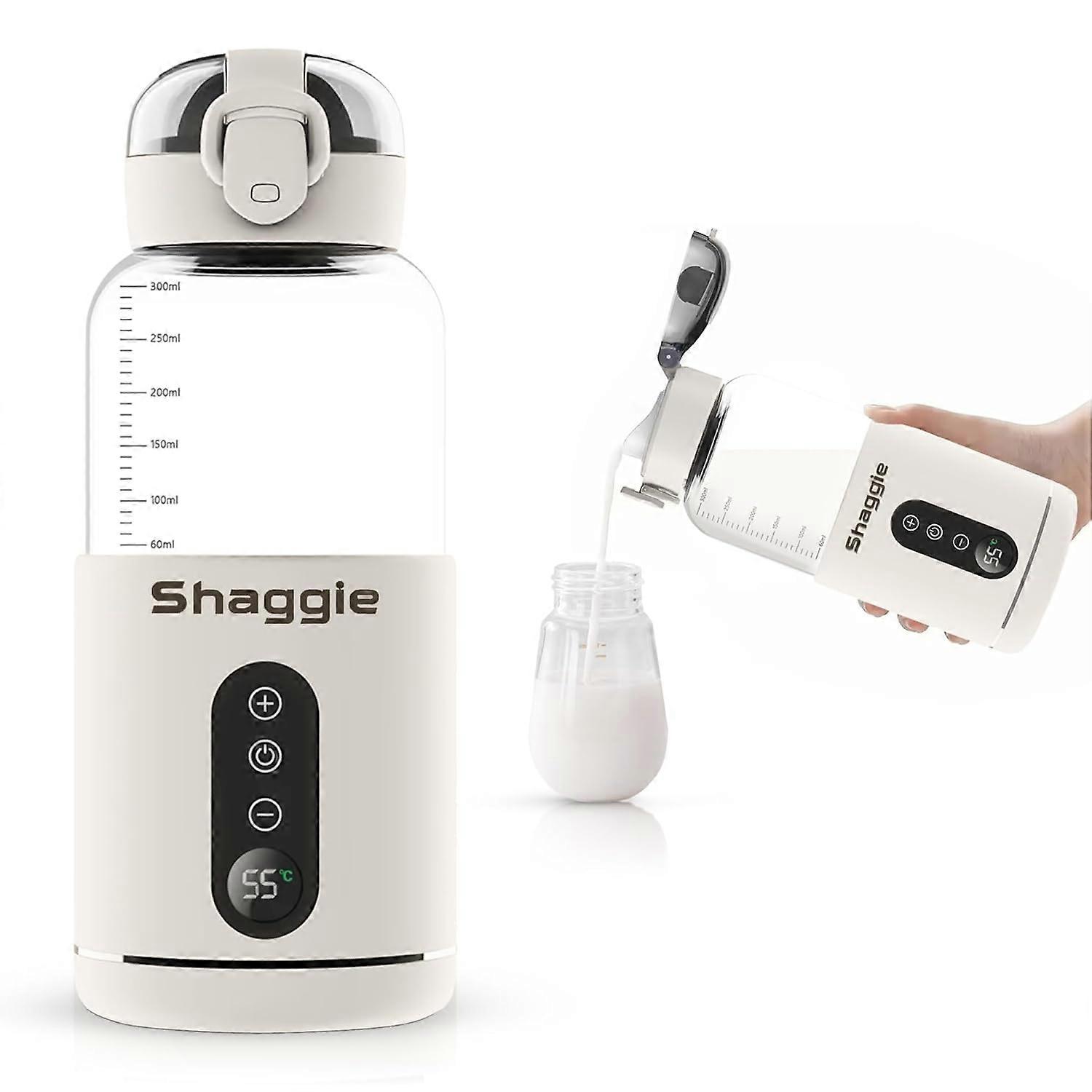 2025 Latest Model Portable Milk Warmer for Travel – Fast Heating to 131°F for Breast Milk & Formula for Baby, USB Rechargeable, Long Bat