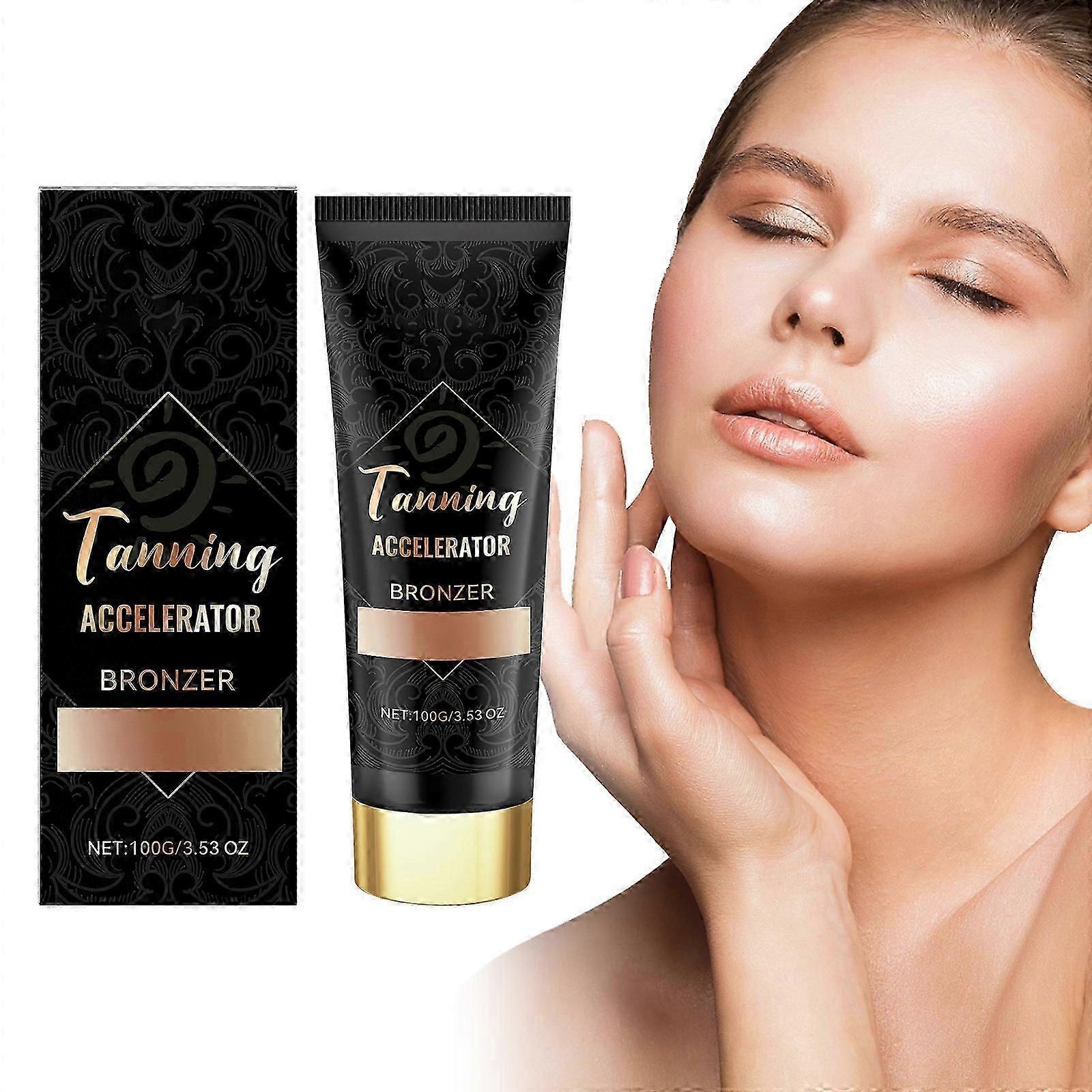Dark Tanning Lotion Advanced Body Tanner And Tanning Accelerator Instant Bronzer And Tanning Enhancer Tanning Cream For Solarium And Sun 100g