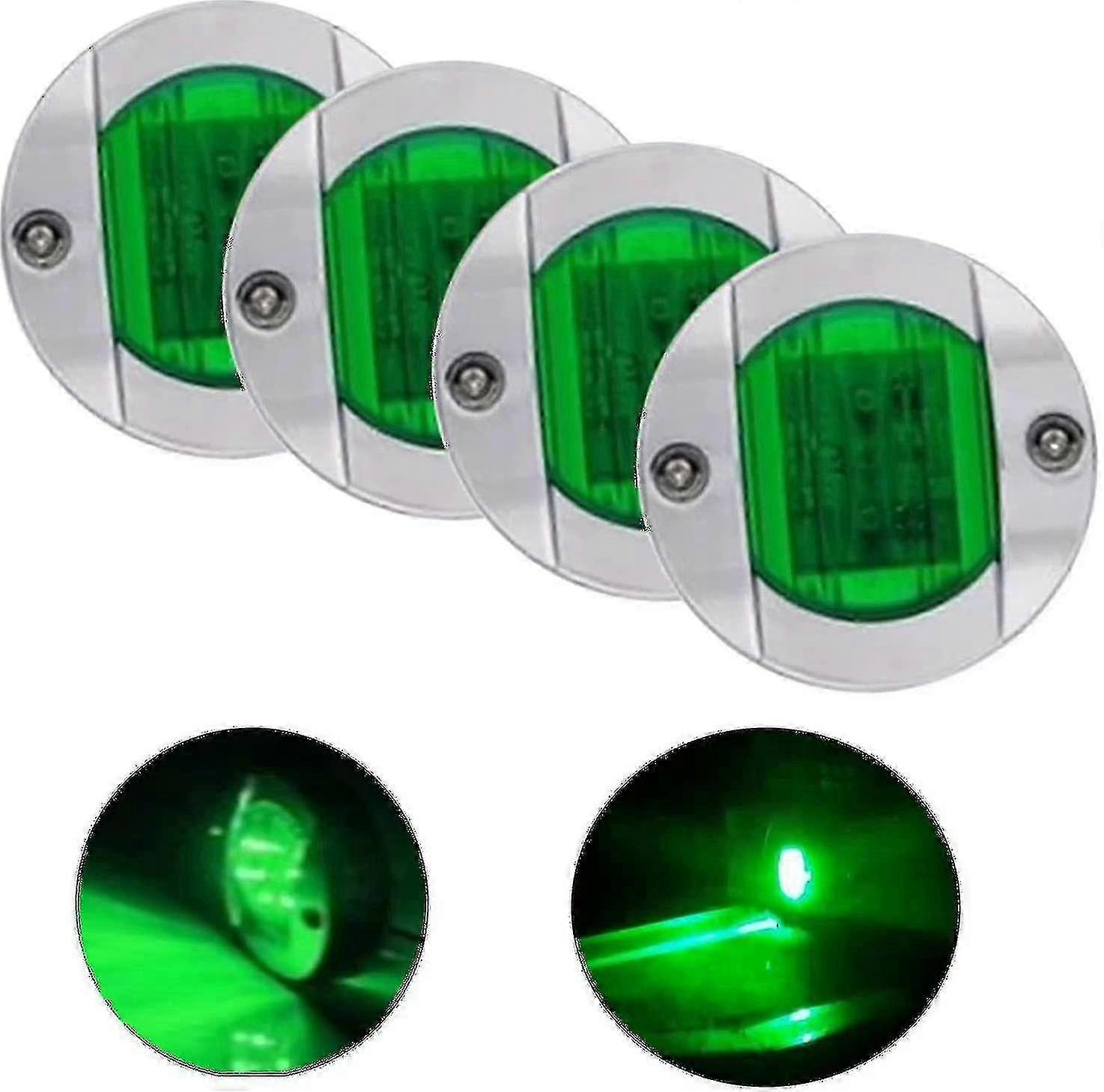 Marine LED lights, 4 sets of 6 - light combination, ultra - bright, low - energy consumption, waterproof and easy to install