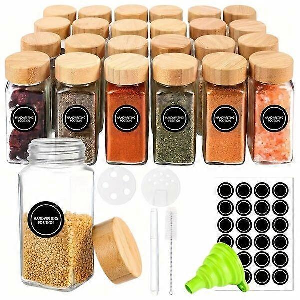 Fűszeres üvegek, 12 db, üvegből